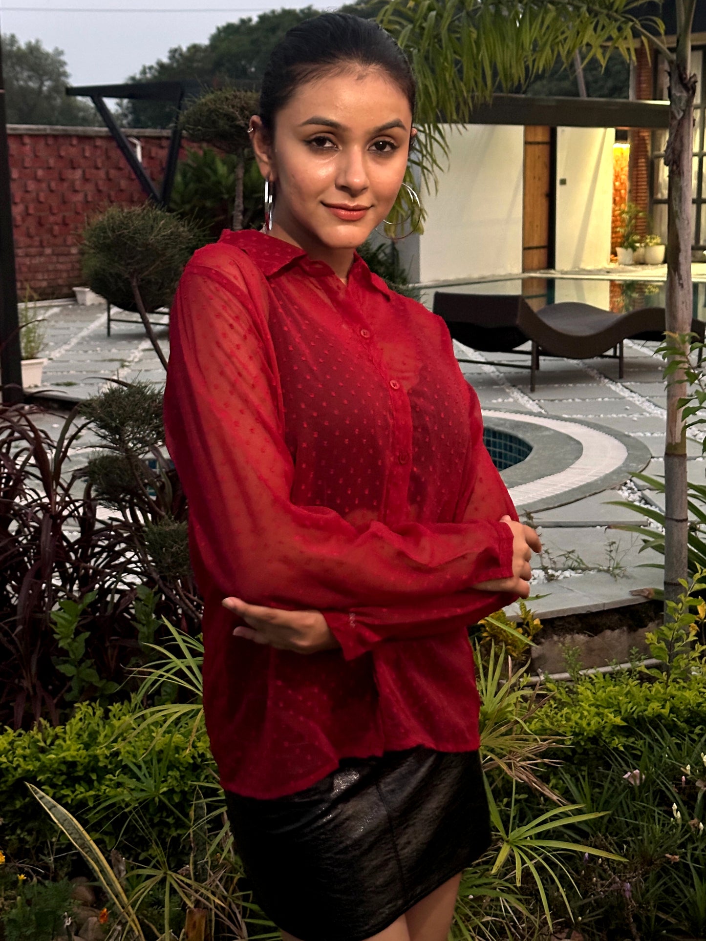 TANDUL  Women Regular Fit Solid Casual Shirt