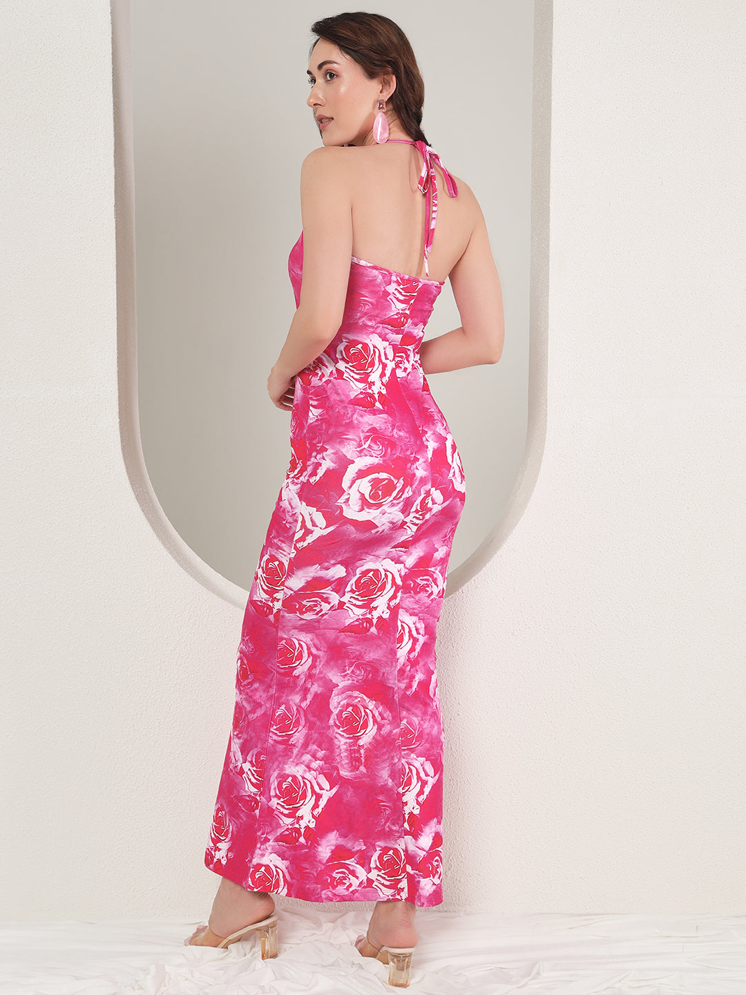 TANDUL  Women Bodycon Pink Dress