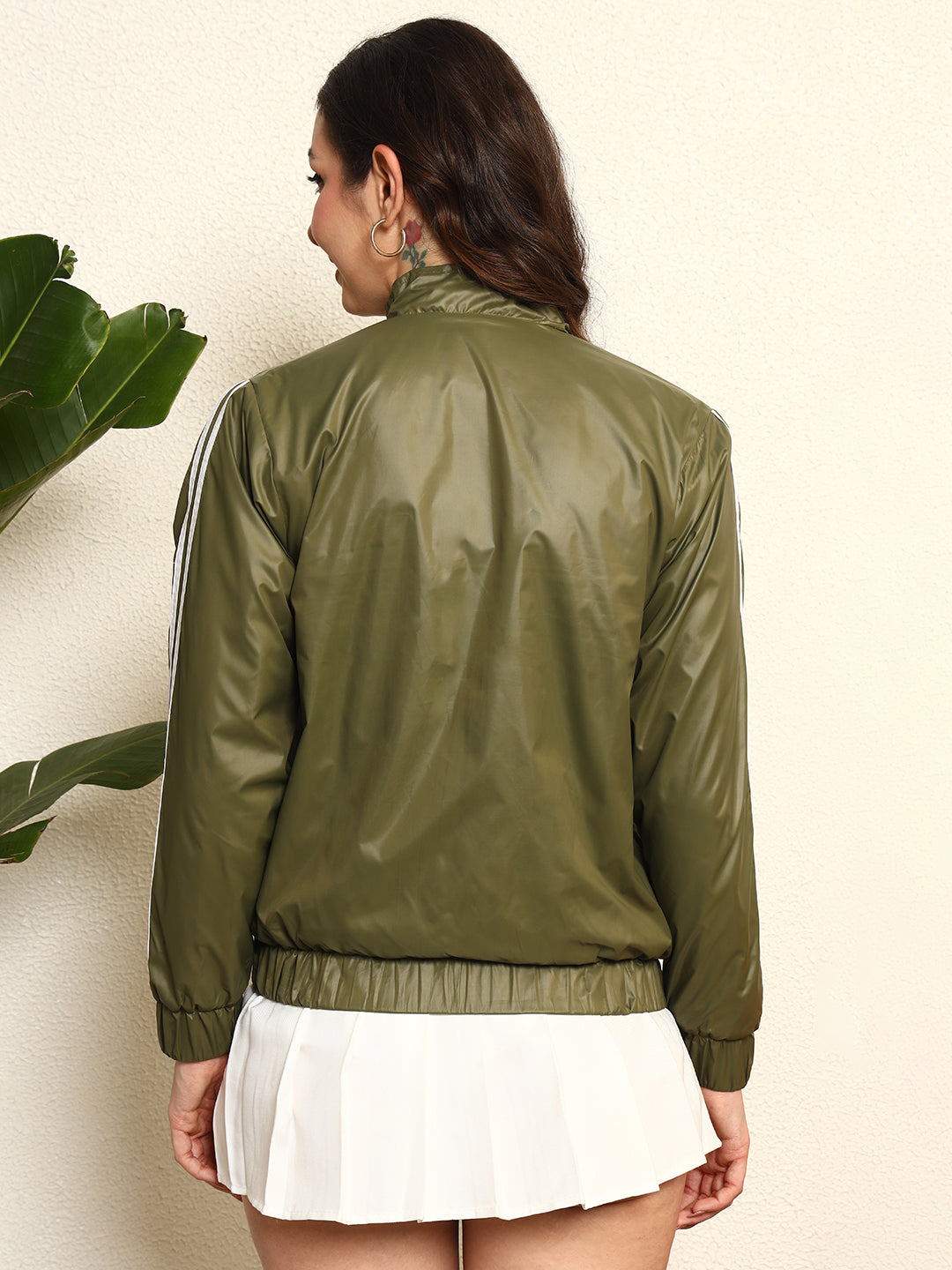 TANDUL Women Stylish Green Puffer Jacket