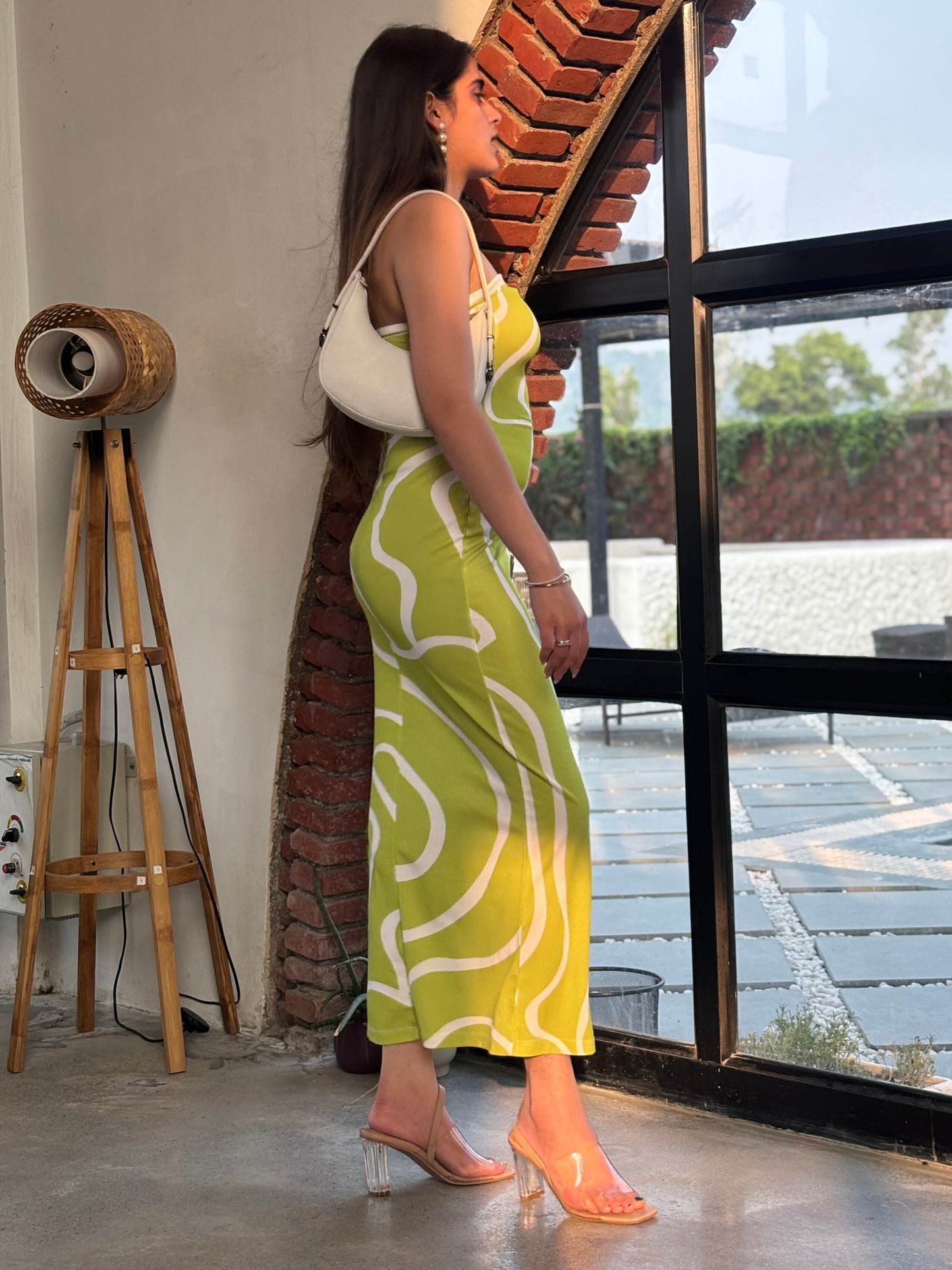 TANDUL  Women Bodycon Light Green Dress