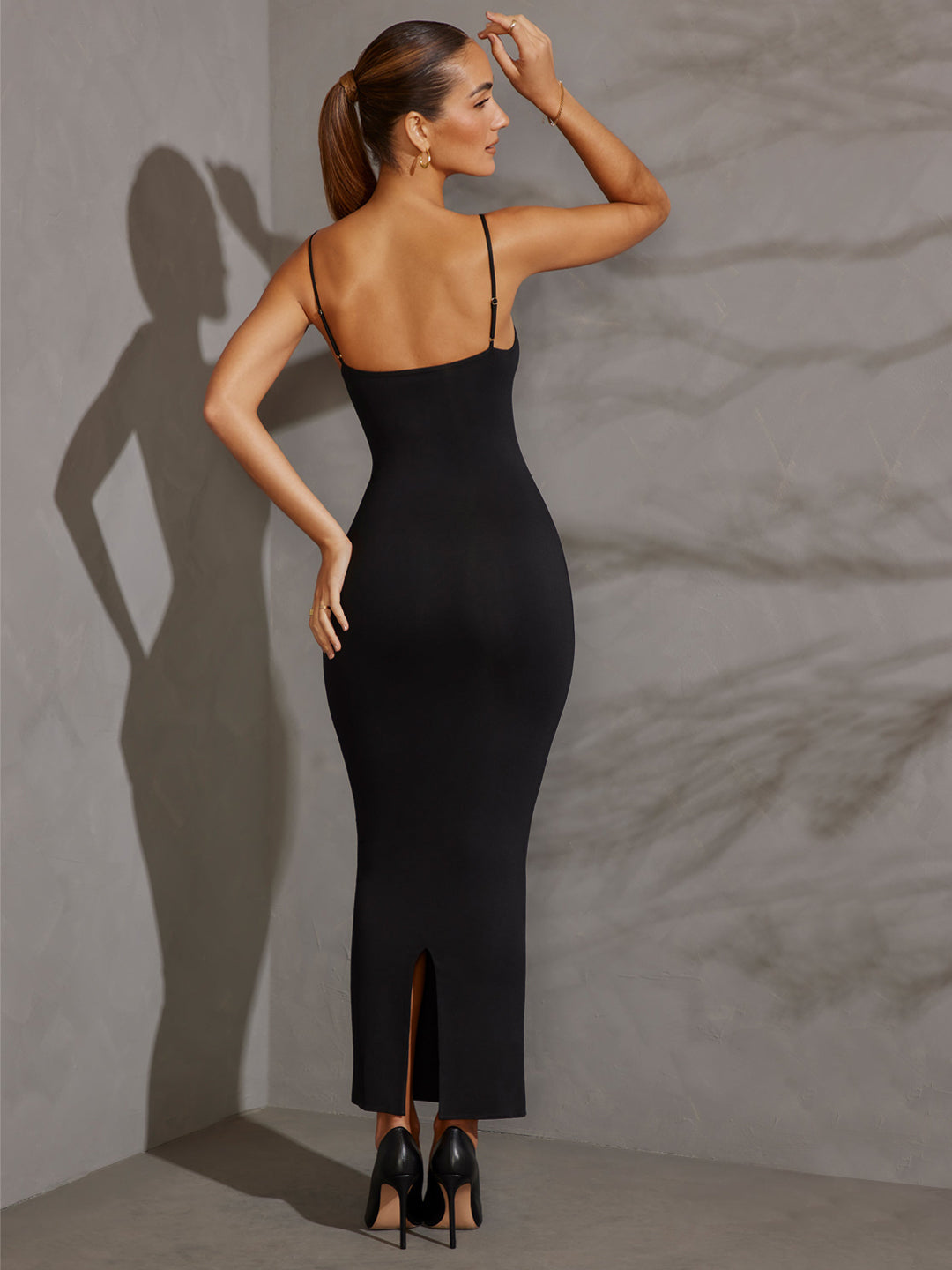 TANDUL  Women Bodycon Black Dress