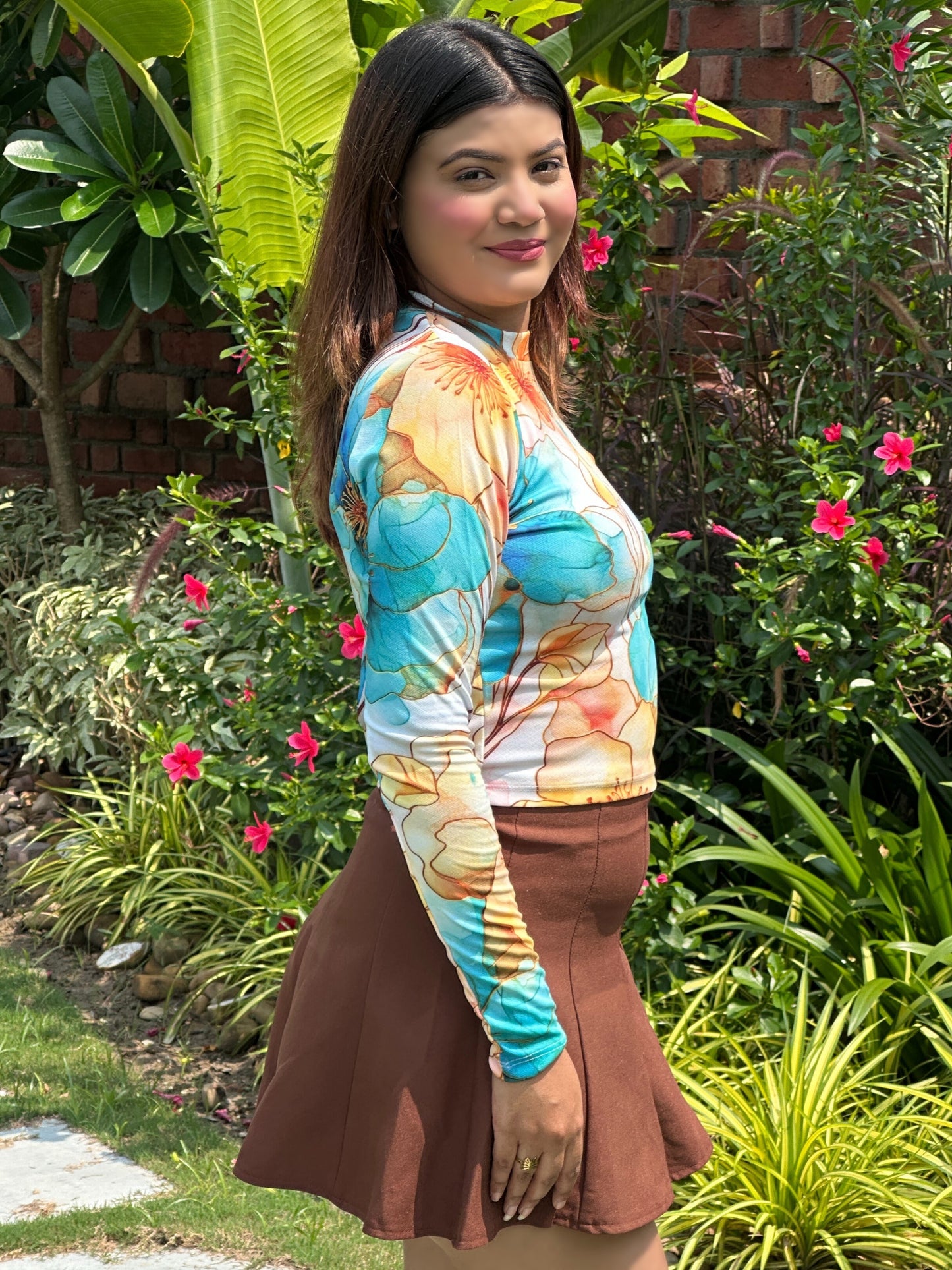 TANDUL Women Multicolor Floral Top