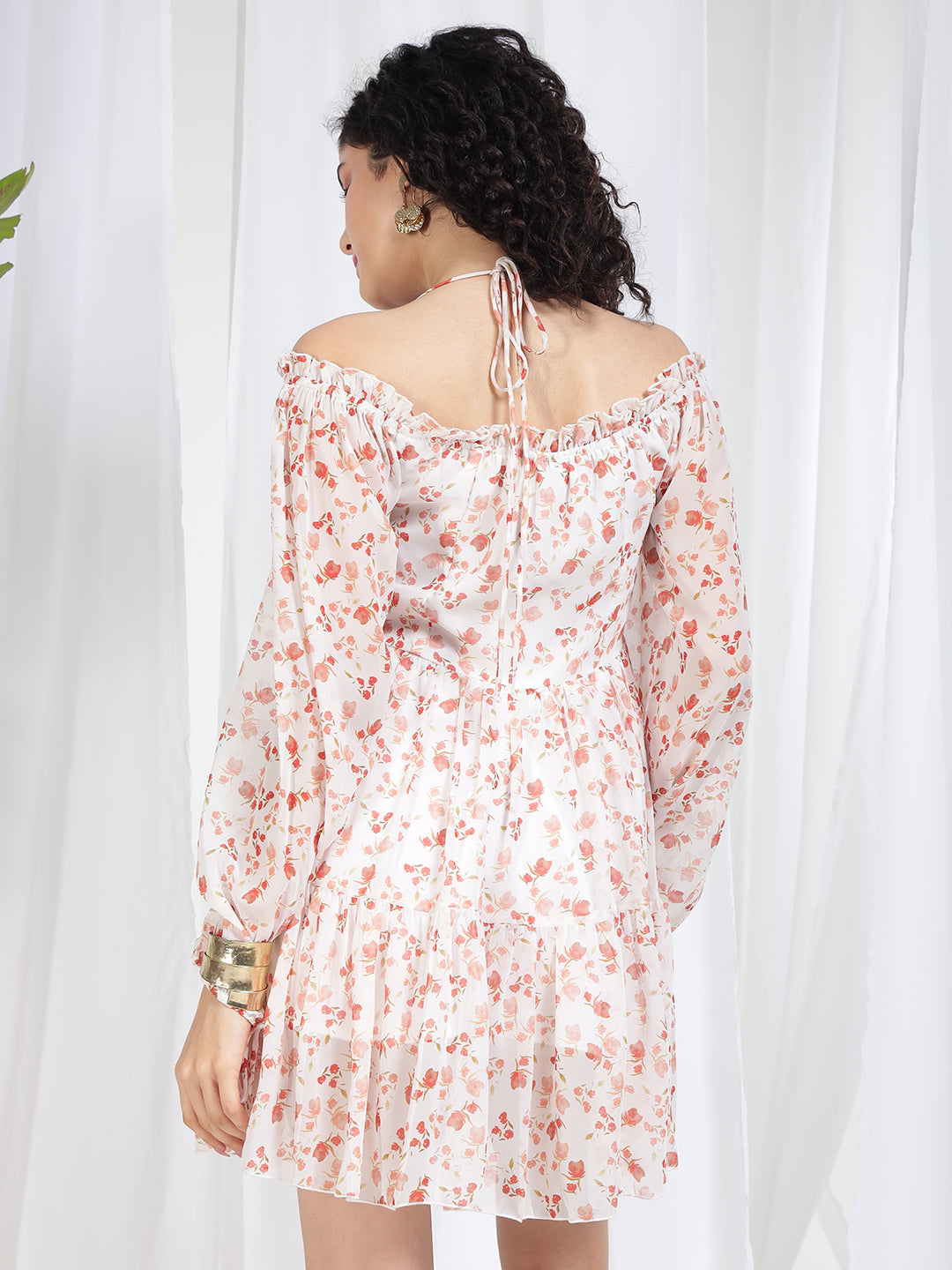 TANDUL Women Fit and Flare Floral Printed Dress