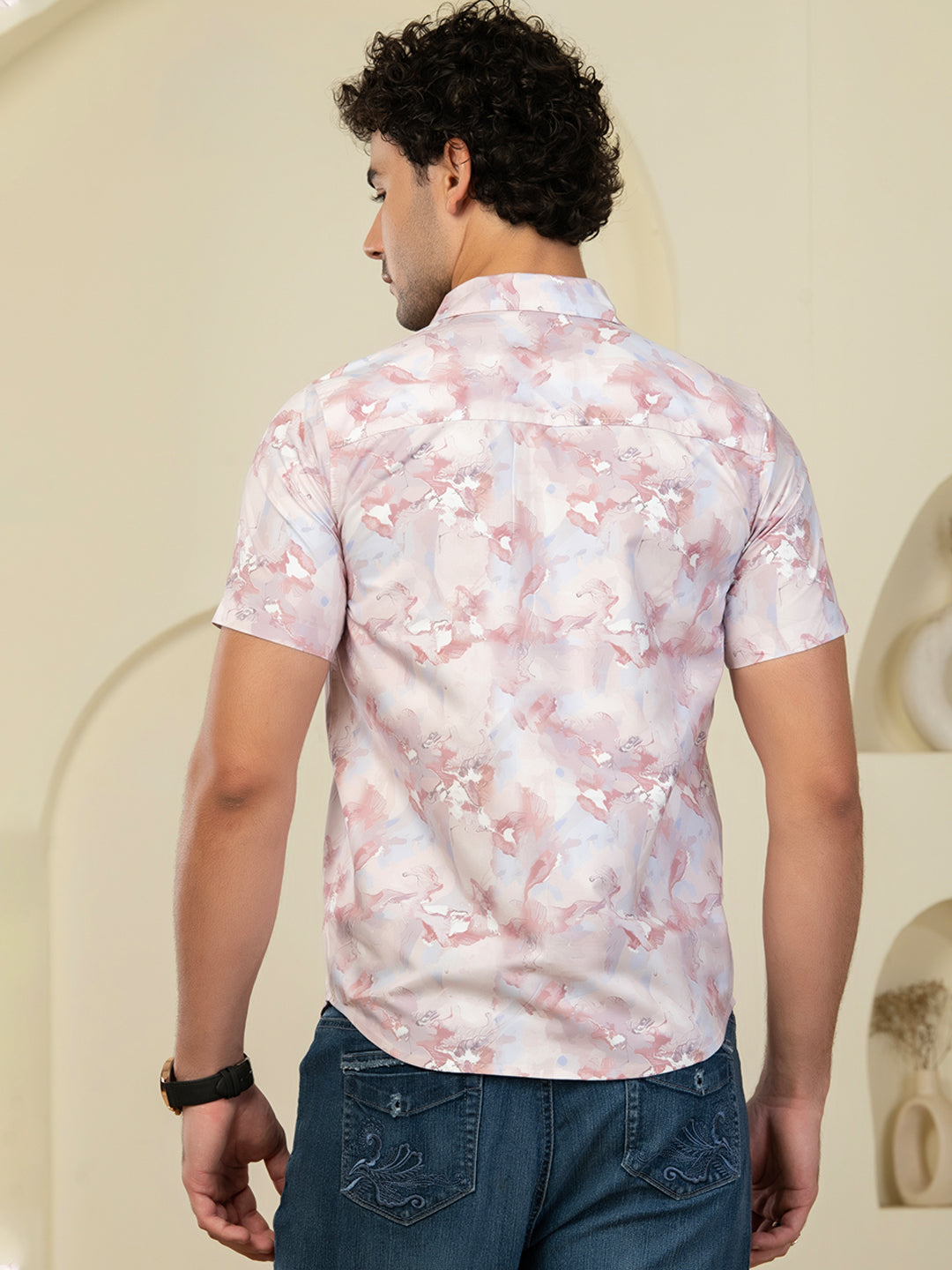 TANDUL Men Printed Casual Multicolor Shirt