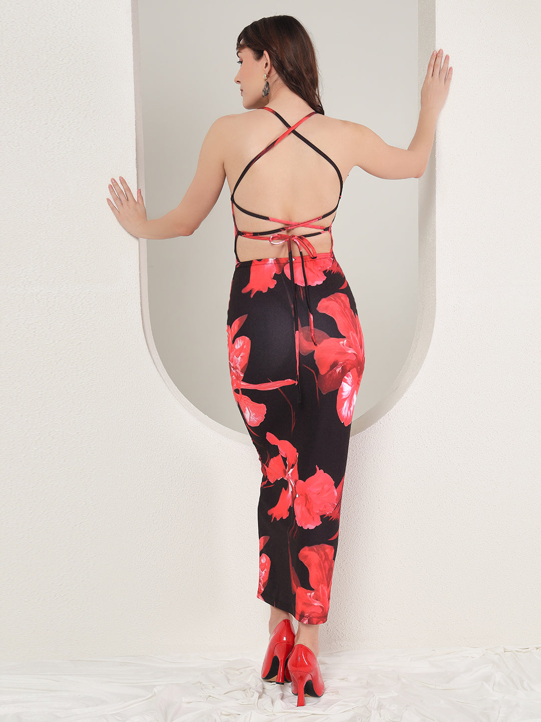 TANDUL  Women Bodycon Black Dress