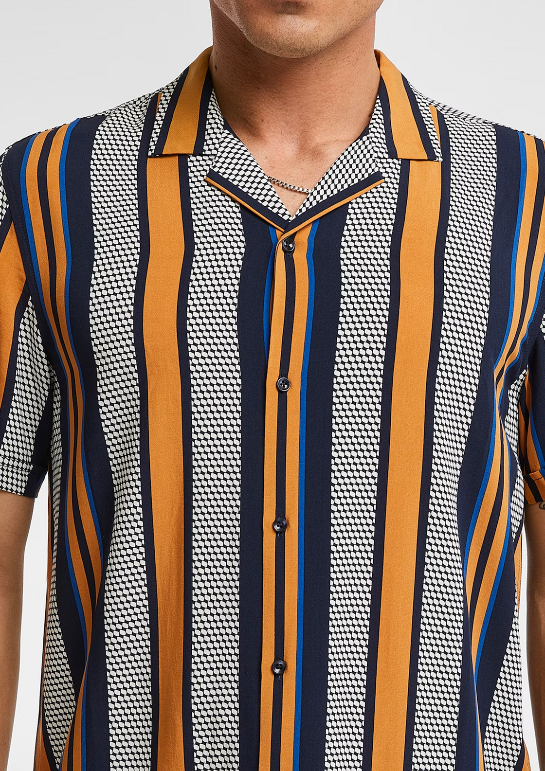 TANDUL Striped Printed Half Sleeves Casual Shirt