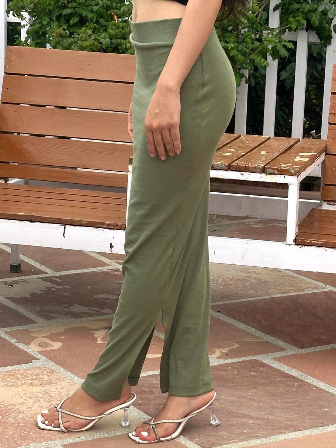 TANDUL Women Solid Green Long Skirt