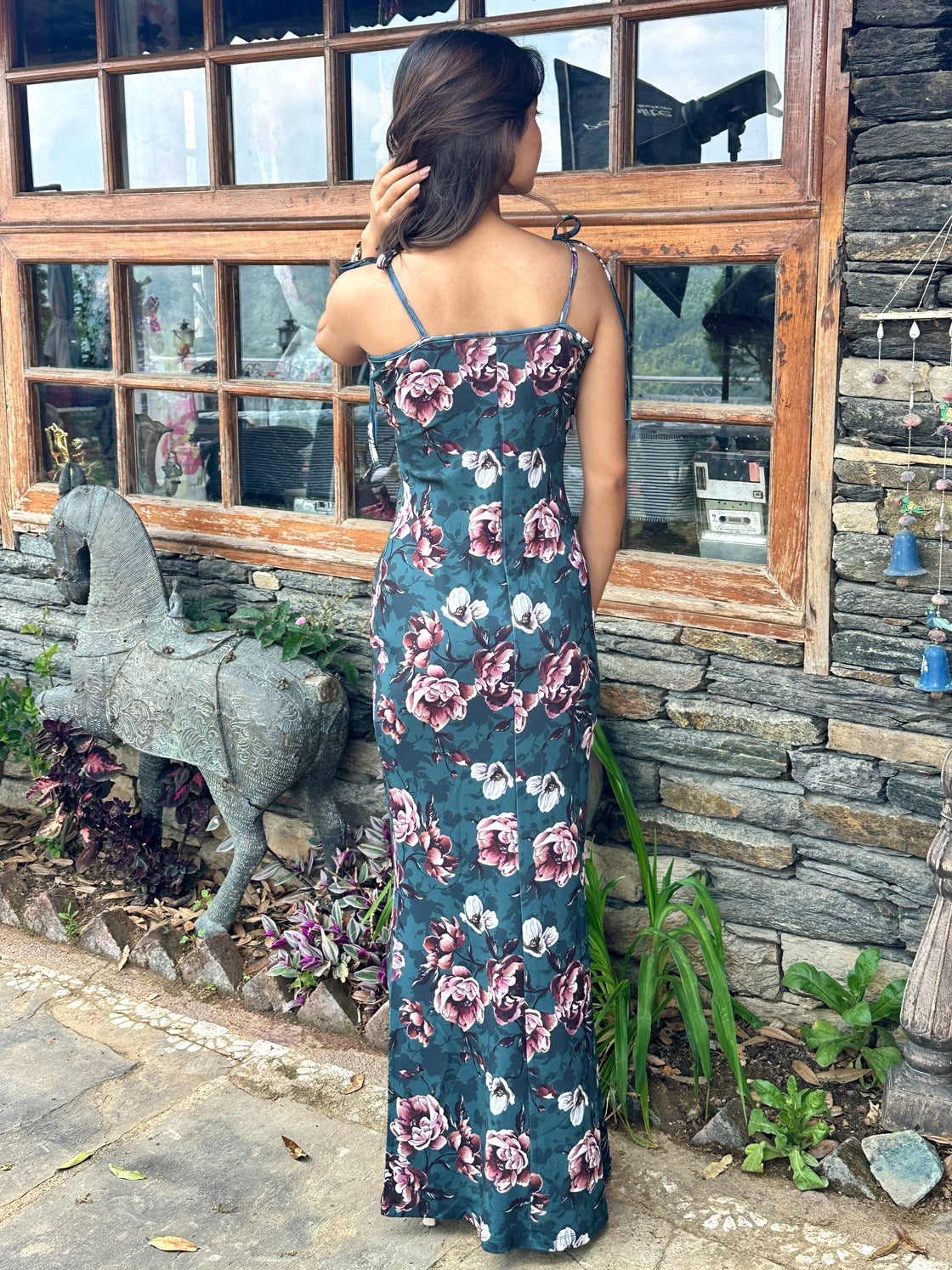 TANDUL Women Green Floral Printed Bodycon Dress