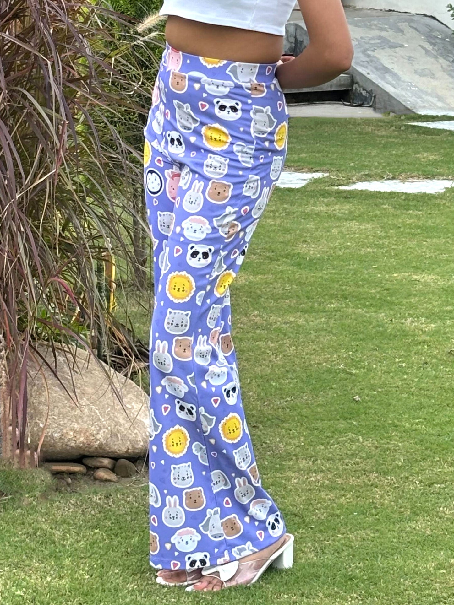 TANDUL Women Purple Multicolor Trouser