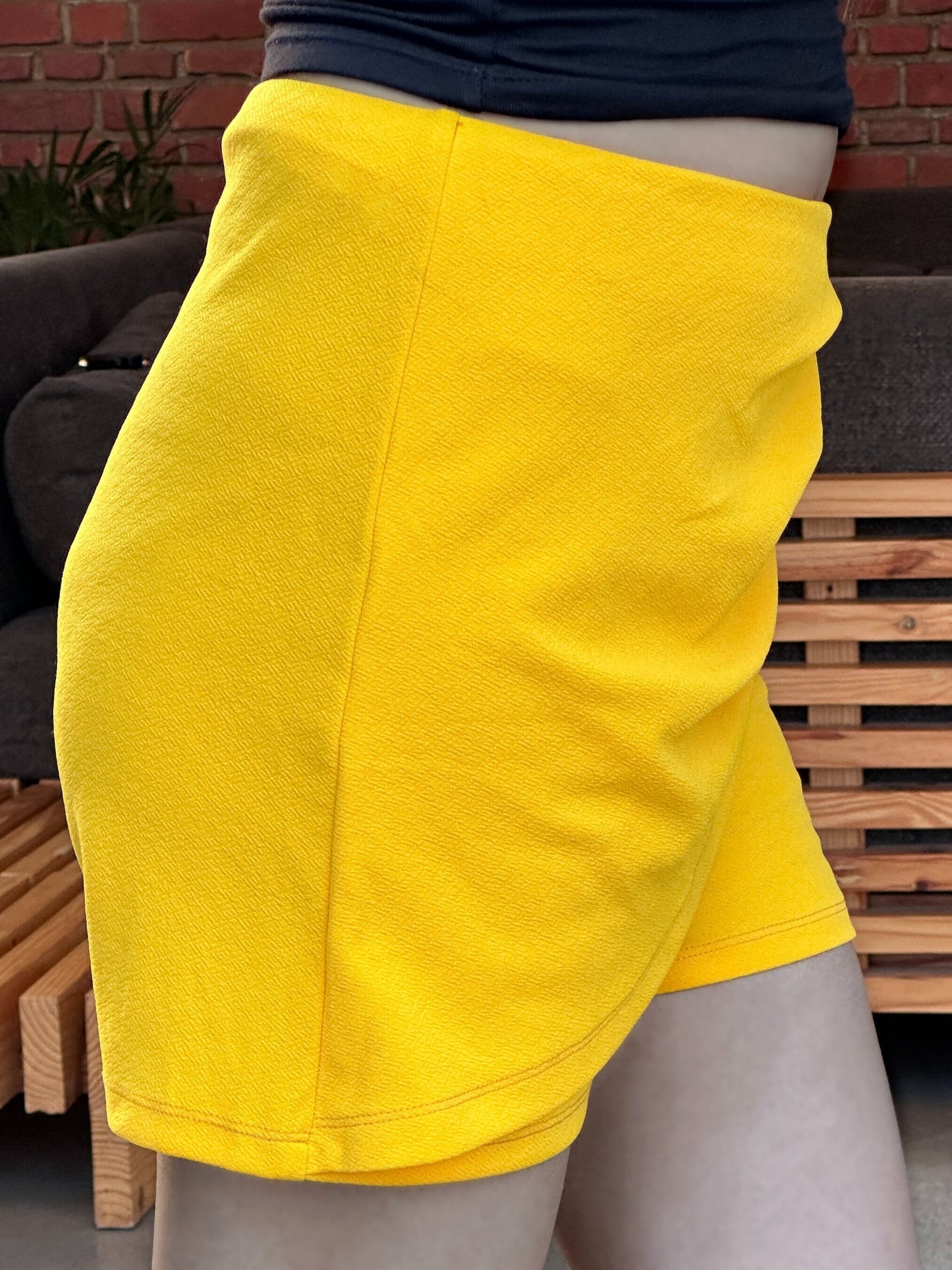 TANDUL Women Vibrant Yellow Shorts
