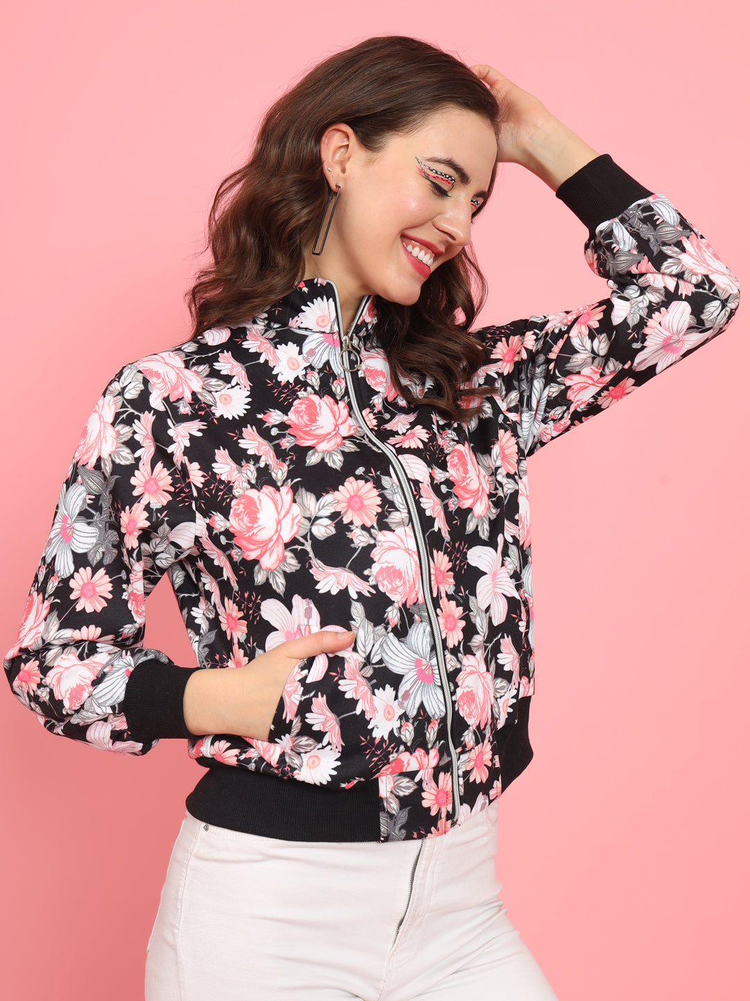 TANDUL  Women Printed Casual Jacket