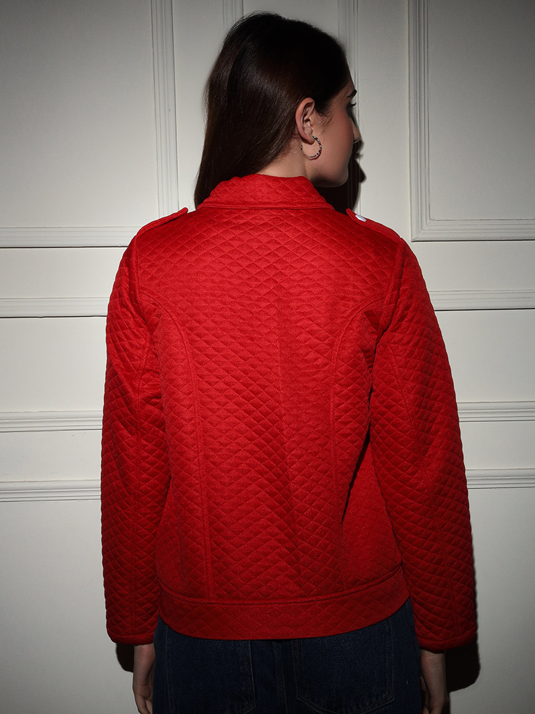 TANDUL  Women Solid Quilted Jacket