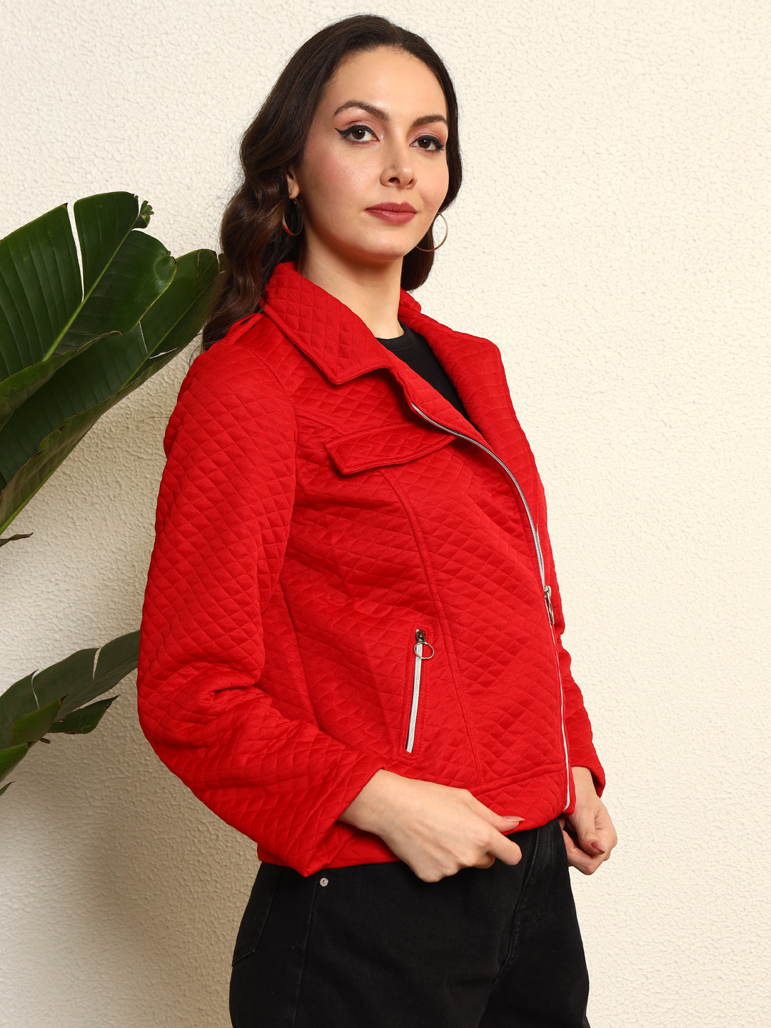 TANDUL  Women Solid Quilted Jacket