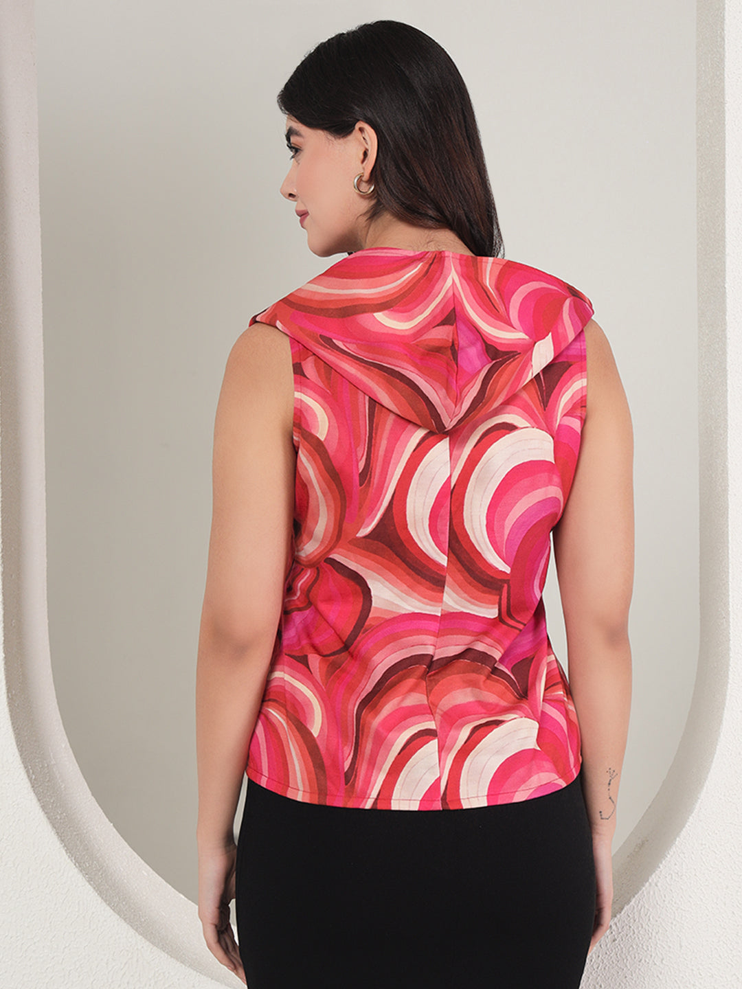 TANDUL  Polyester Printed Coat For Women