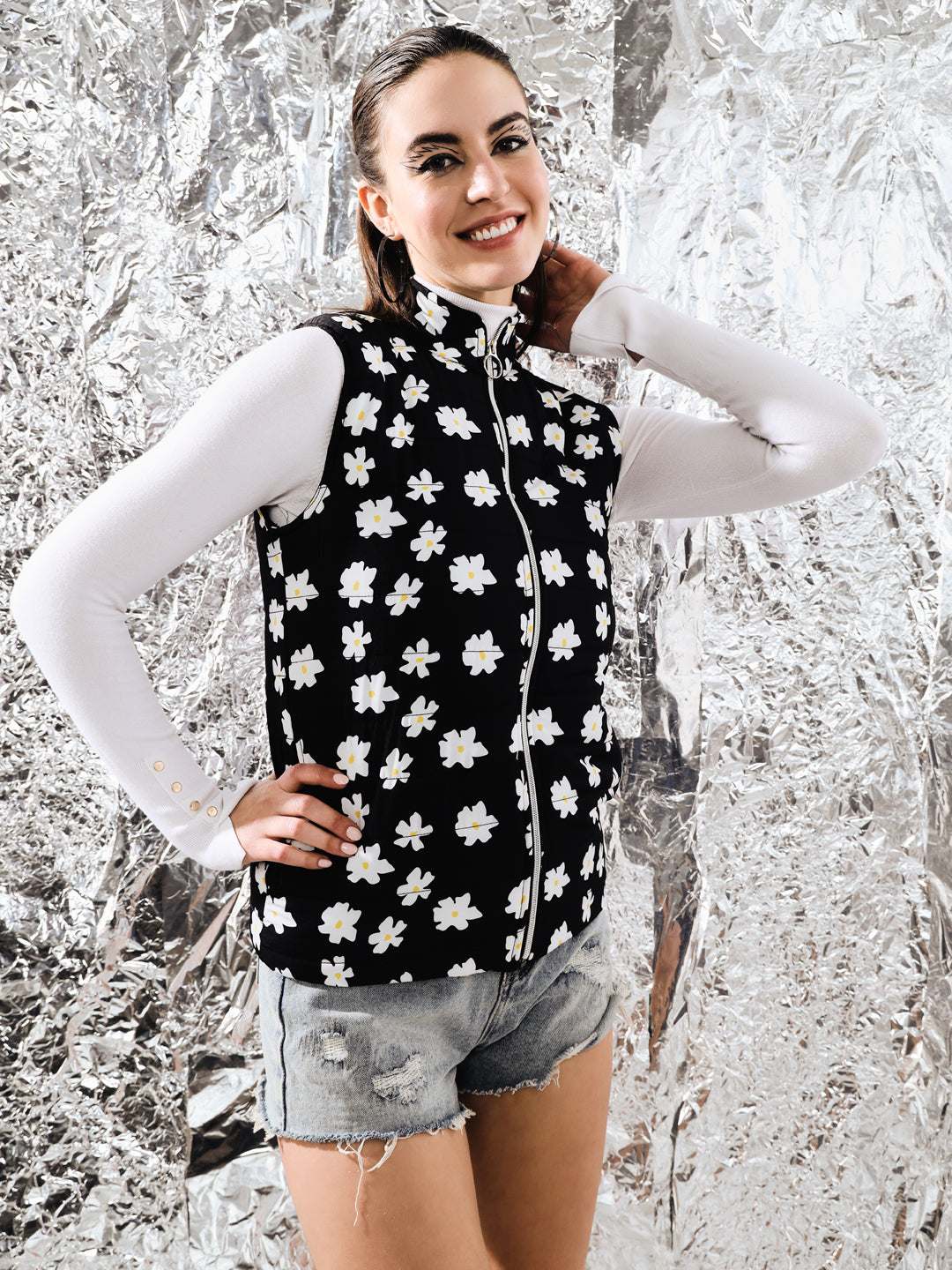 TANDUL Women Printed Casual Jacket