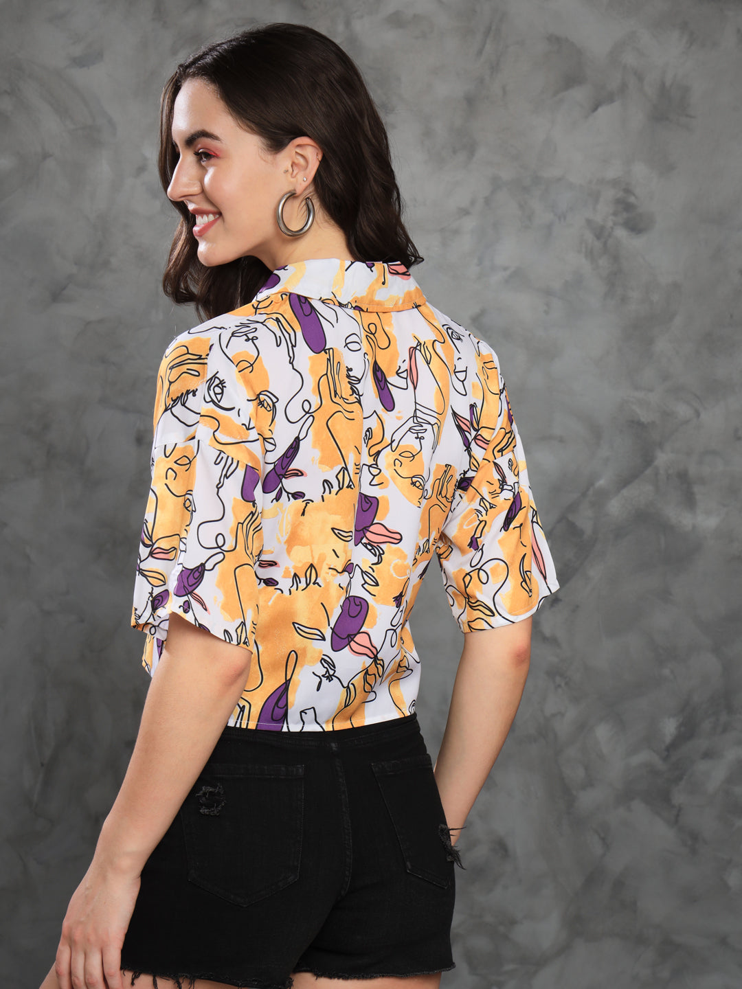 TANDUL Women Regular Fit Printed Casual Shirt