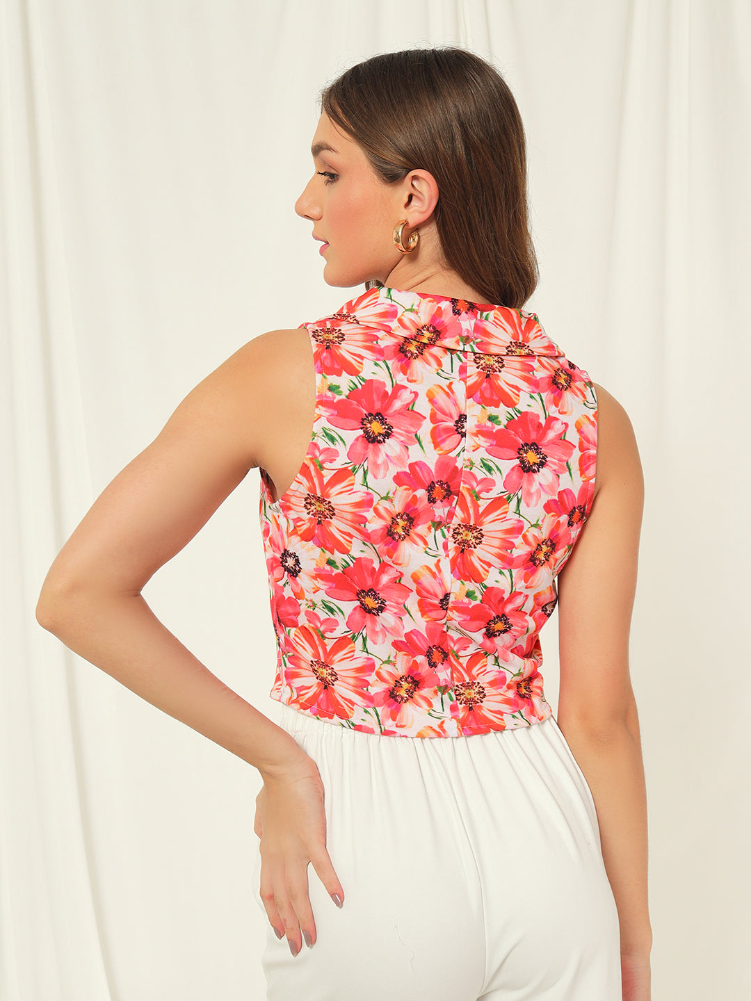 TANDUL  Floral Print Women Waistcoat