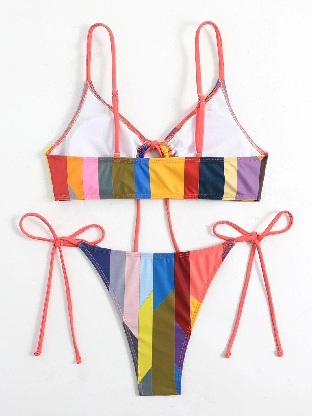 ELTIRE Multi Color Printed Lingerie Set