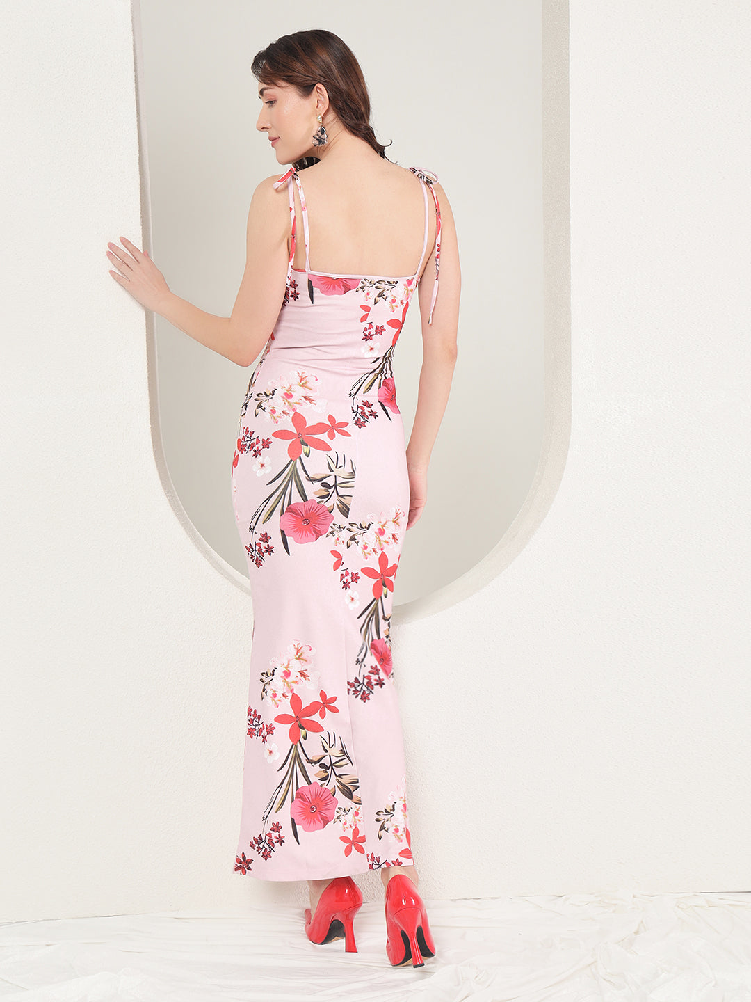 TANDUL  Women Bodycon Pink Dress