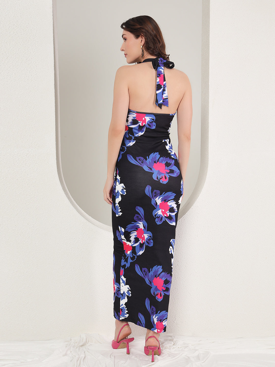 TANDUL  Women Bodycon Black Dress