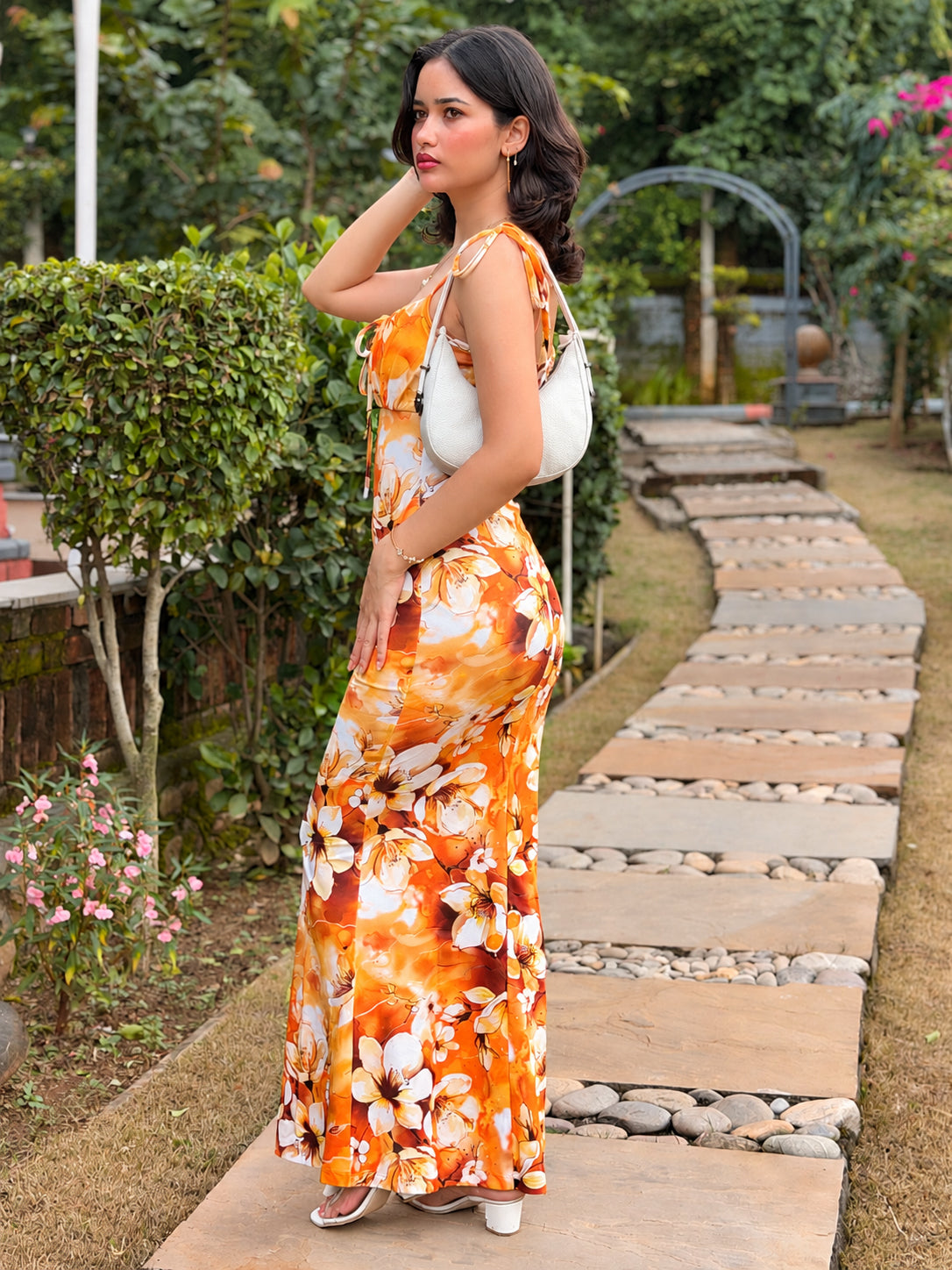 TANDUL Women Stunning Floral Bodycon Dress