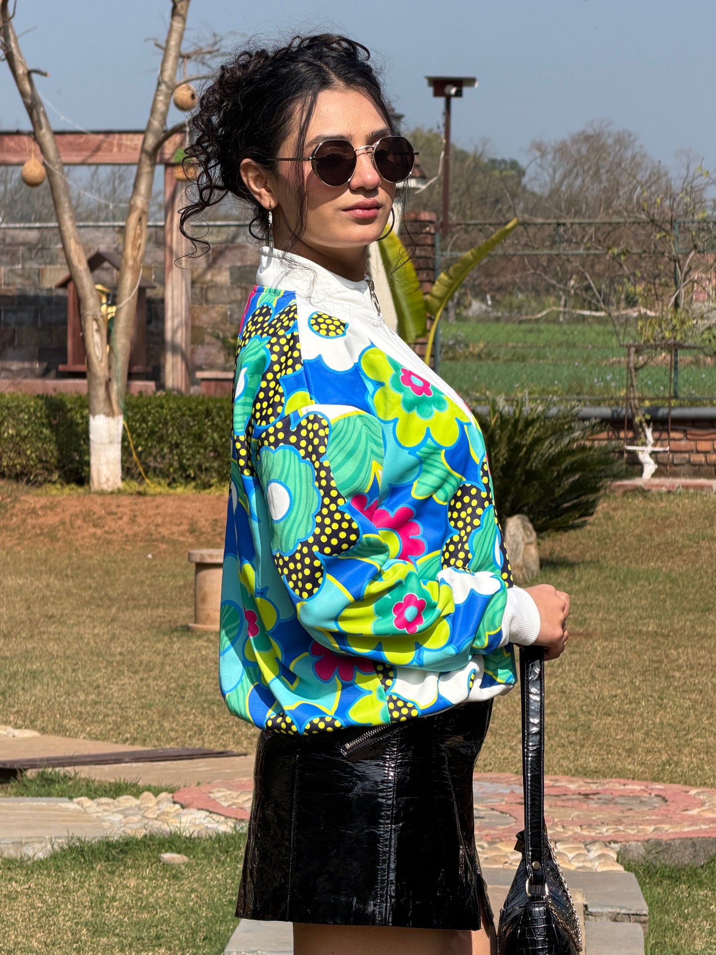 TANDUL Women Vibrant Floral Printed Sweatshirt