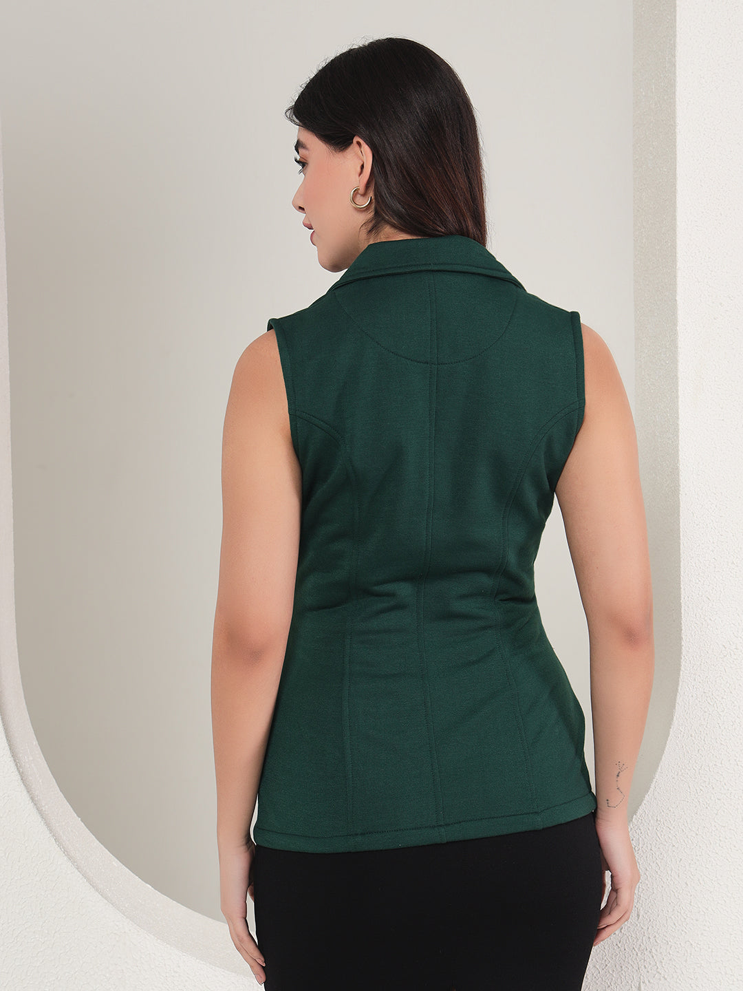 TANDUL  Polyester Solid Coat For Women