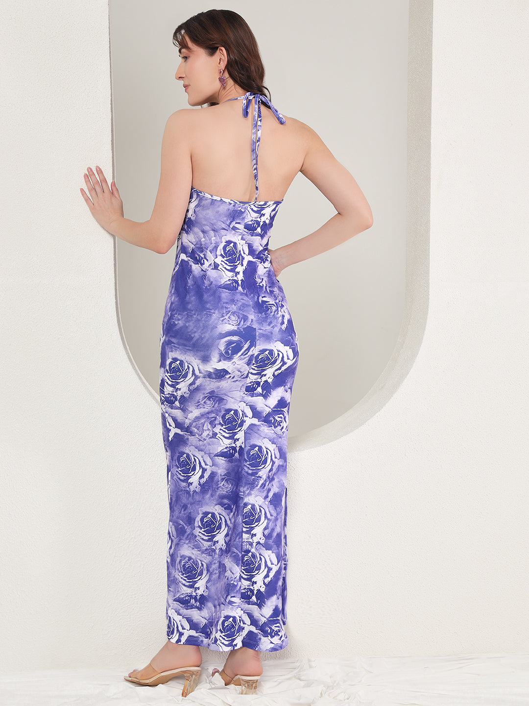 TANDUL  Women Bodycon Purple Dress