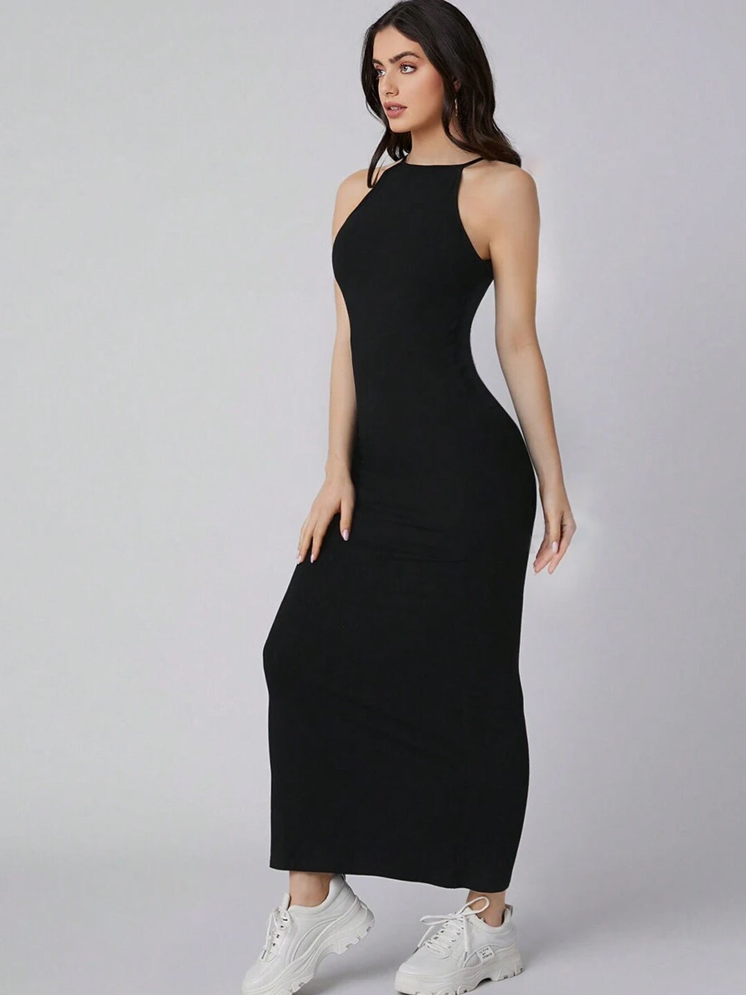 TANDUL  Women Bodycon Black Dress