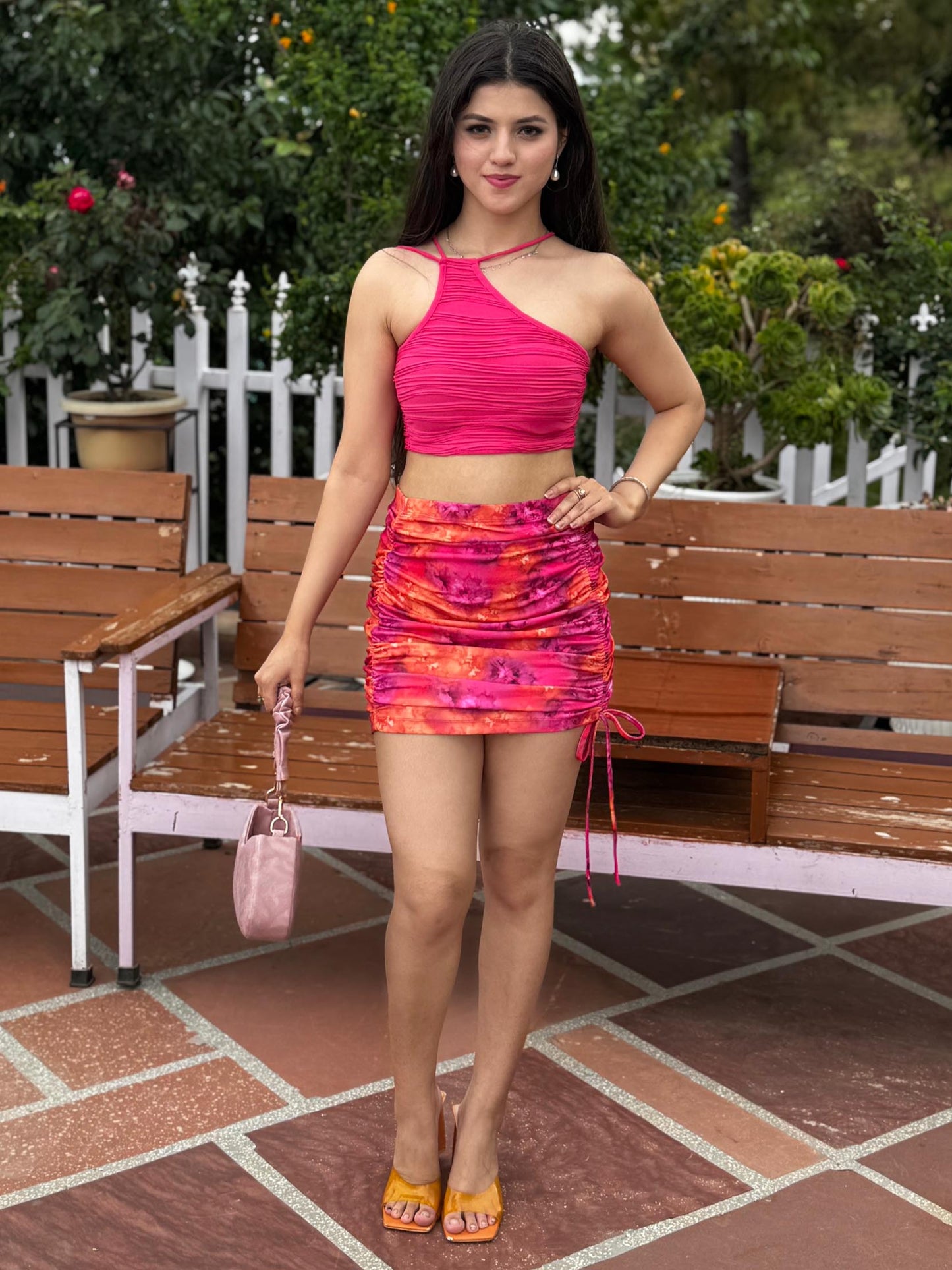 TANDUL Women Multicolor Tie-dye Printed Skirt