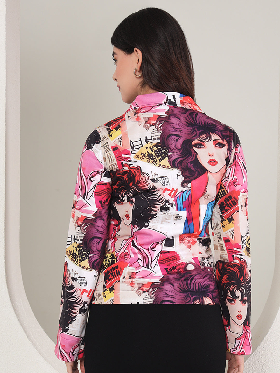 TANDUL  Polyester Printed Coat For Women