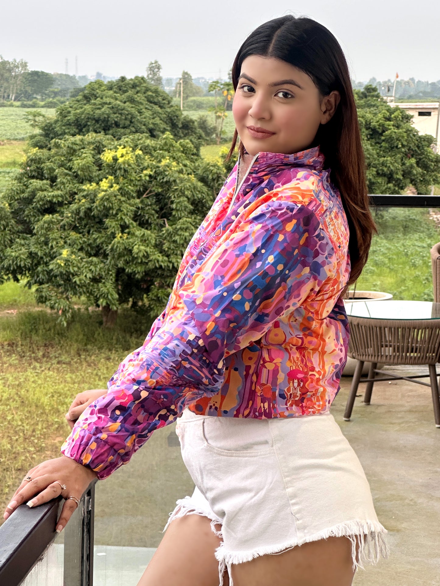 TANDUL Women Printed Puffer Jacket
