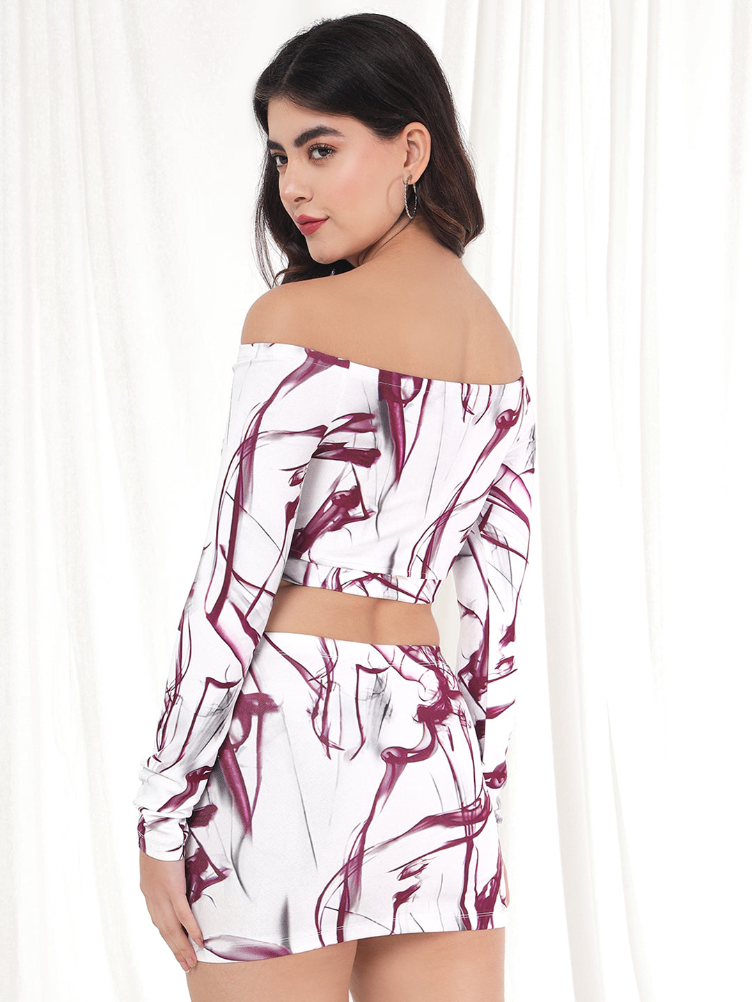 TANDUL Top Skirt Co-ords Set