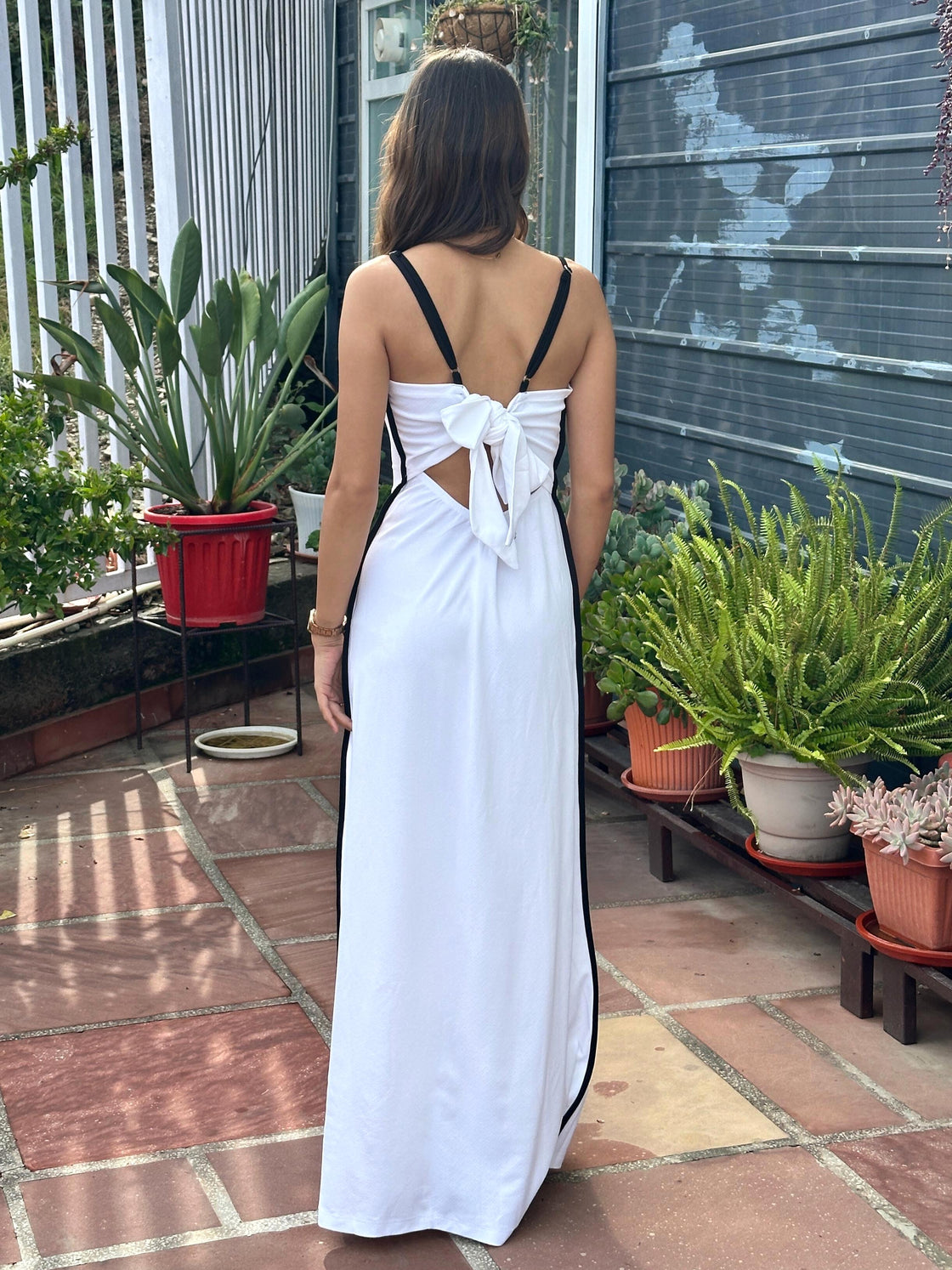 TANDUL Women Trendy White Flared Dress