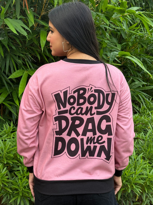 TANDUL Women Pink Bold Leopard Print Sweatshirt