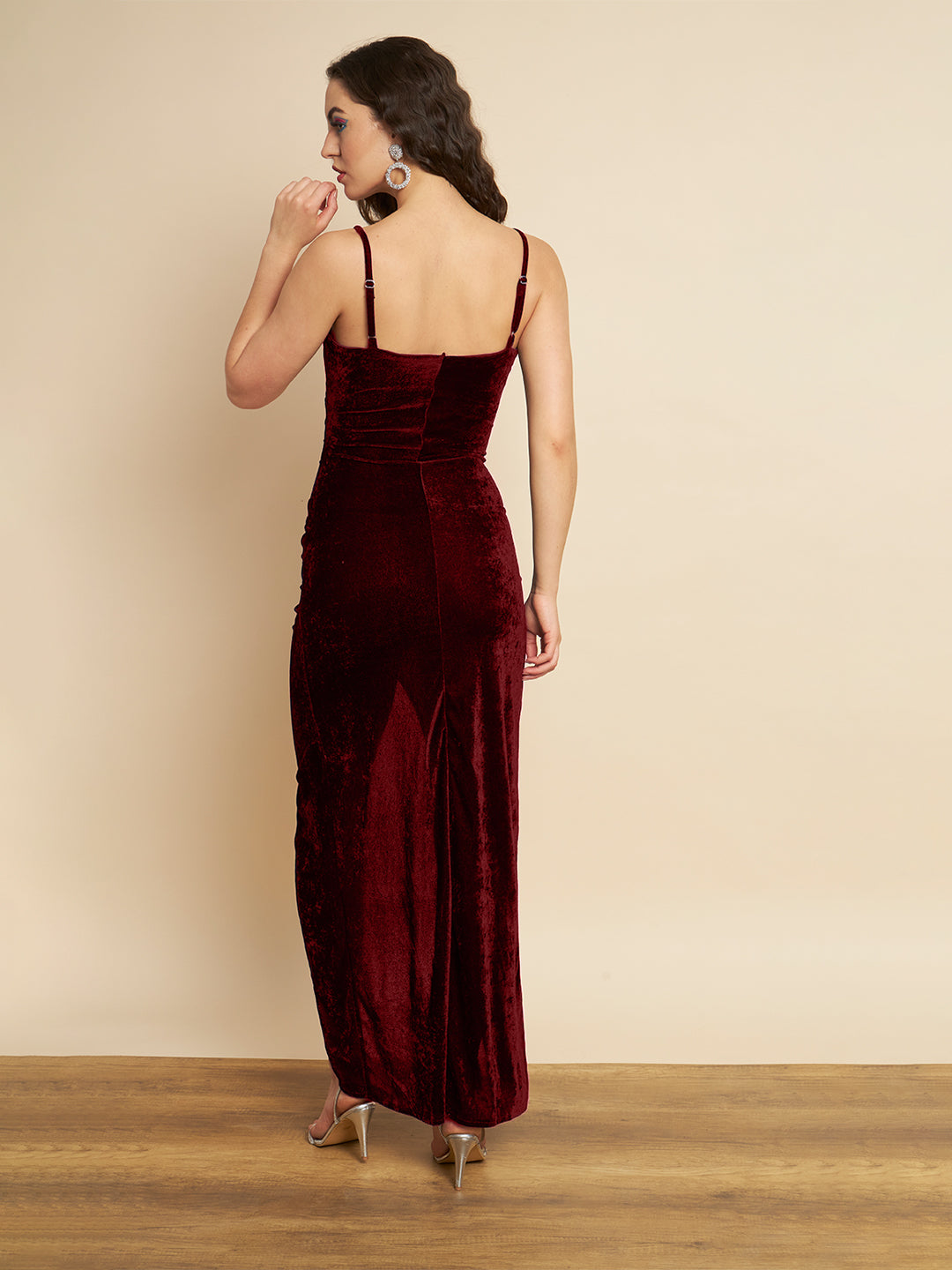 TANDUL  Women Bodycon velvet Dress