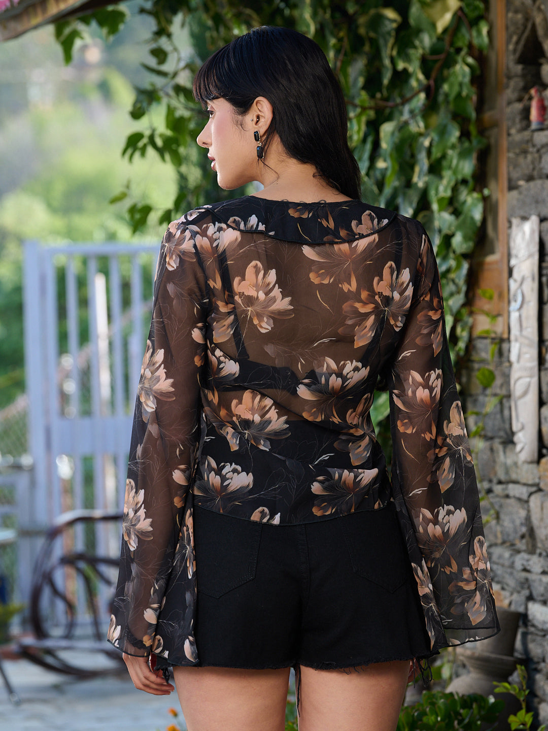 TANDUL Women Full Sleeve Floral Printed Top