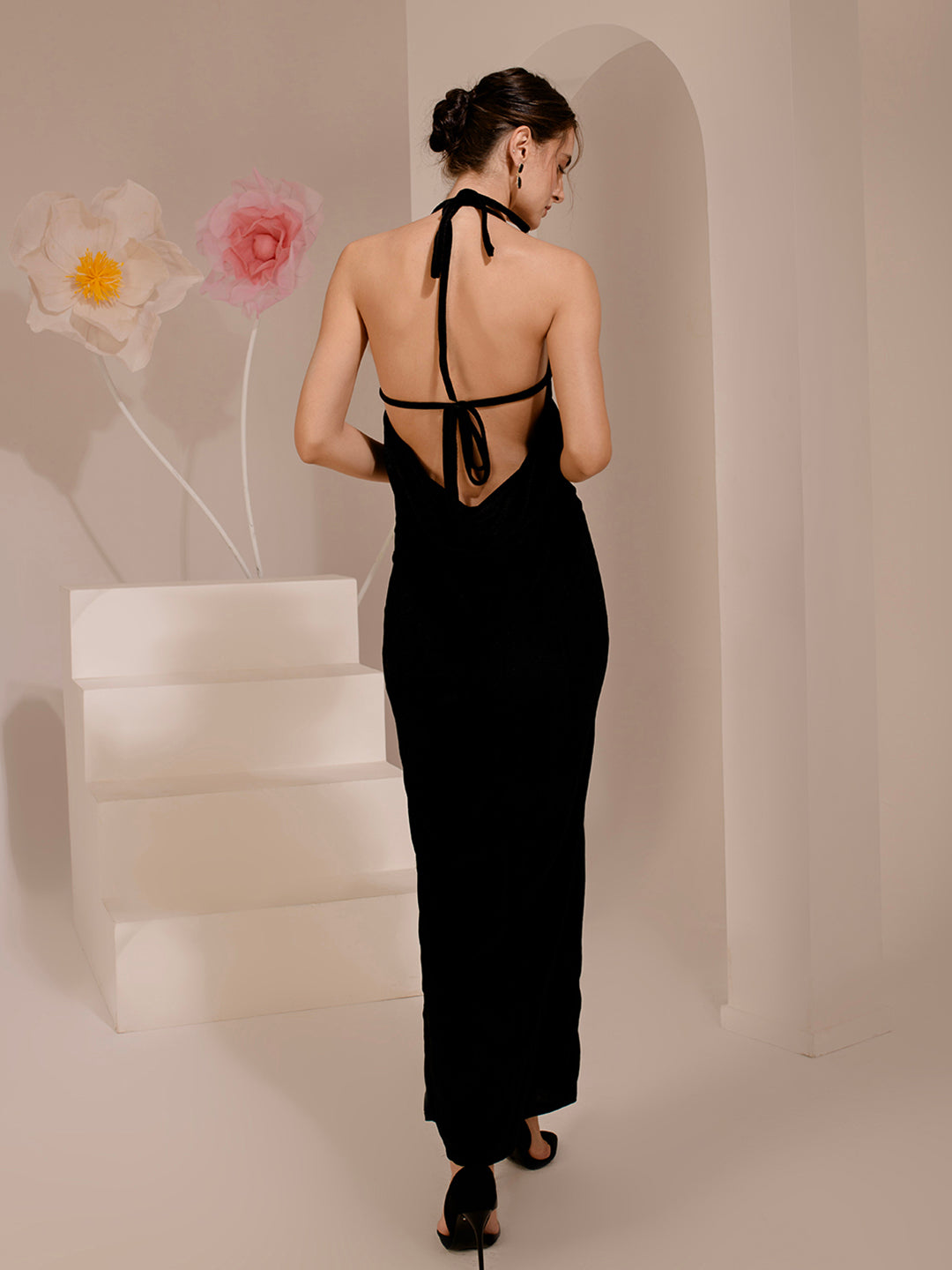TANDUL  Women Bodycon Black Dress