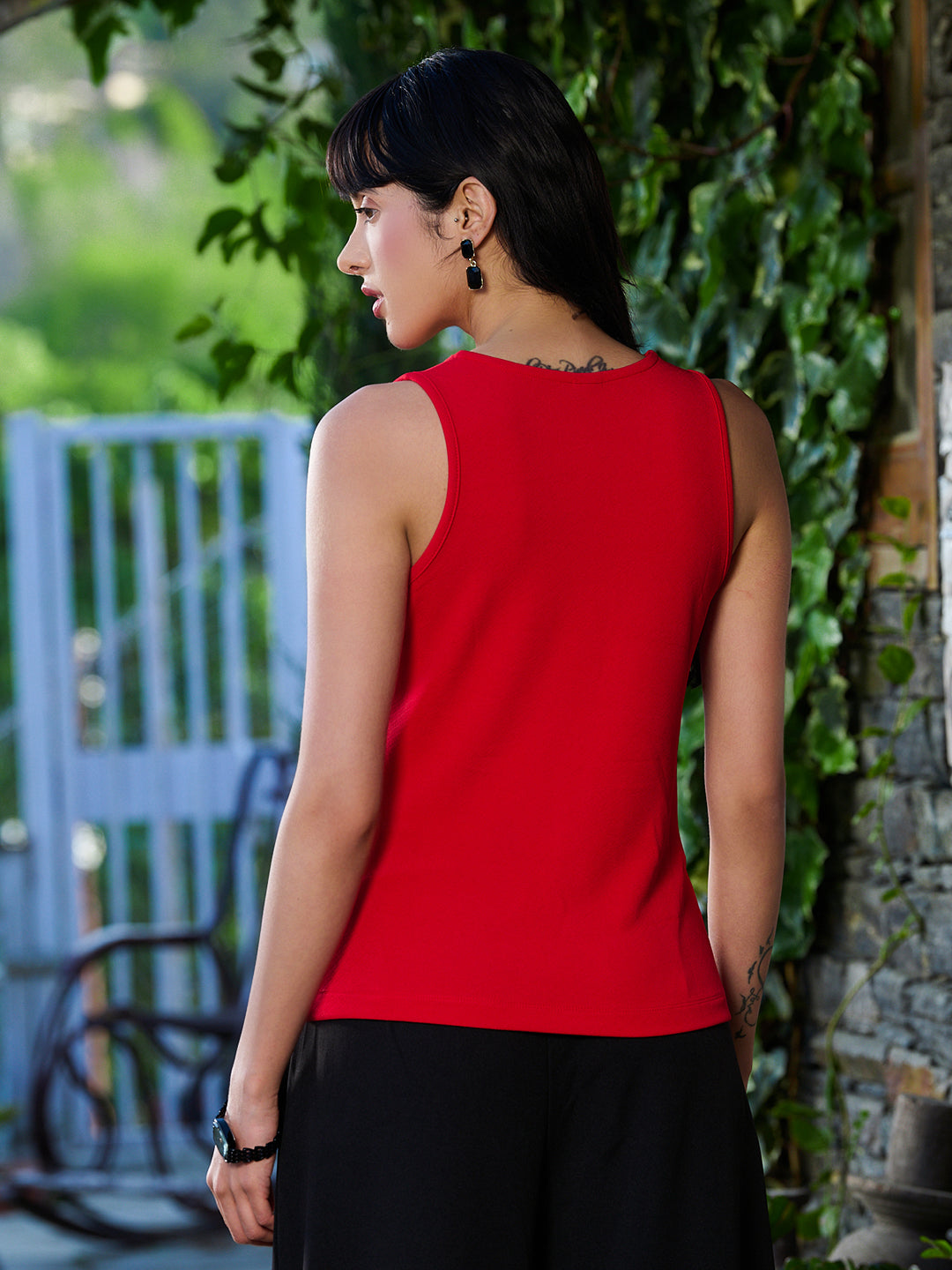 TANDUL Women Stylish Red Waistcoat