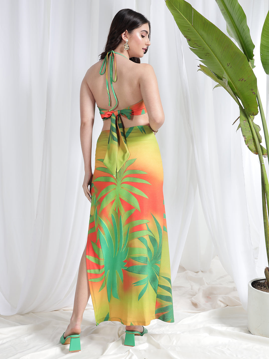 TANDUL Tropical Printed Co-ords Set