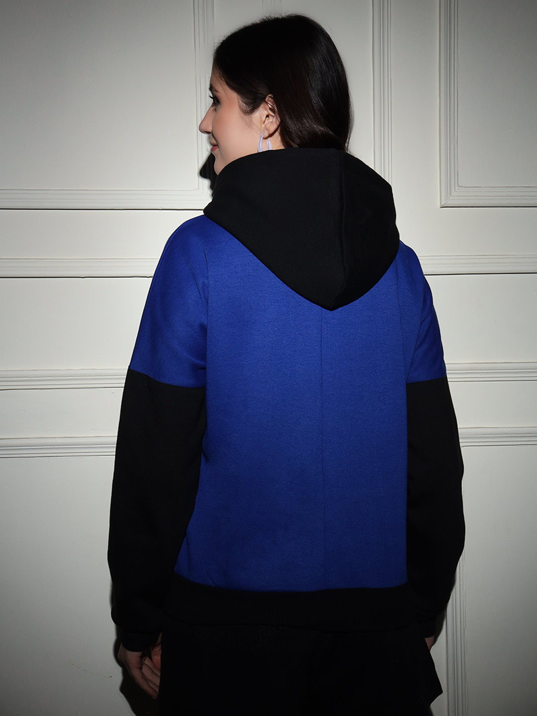 TANDUL  Women Full Sleeve Solid Hooded Sweatshirt