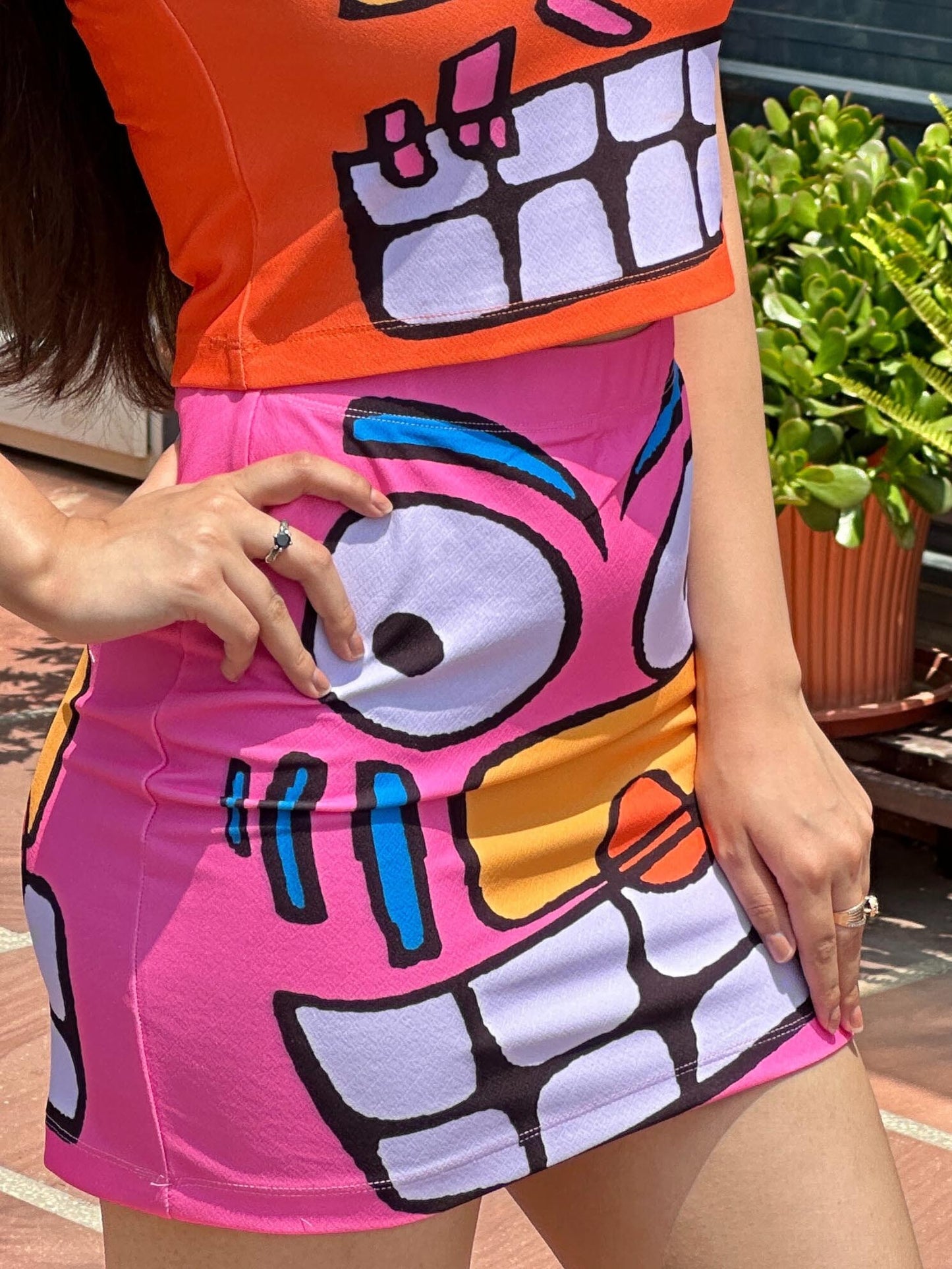 TANDUL Women Pink Printed Skirt