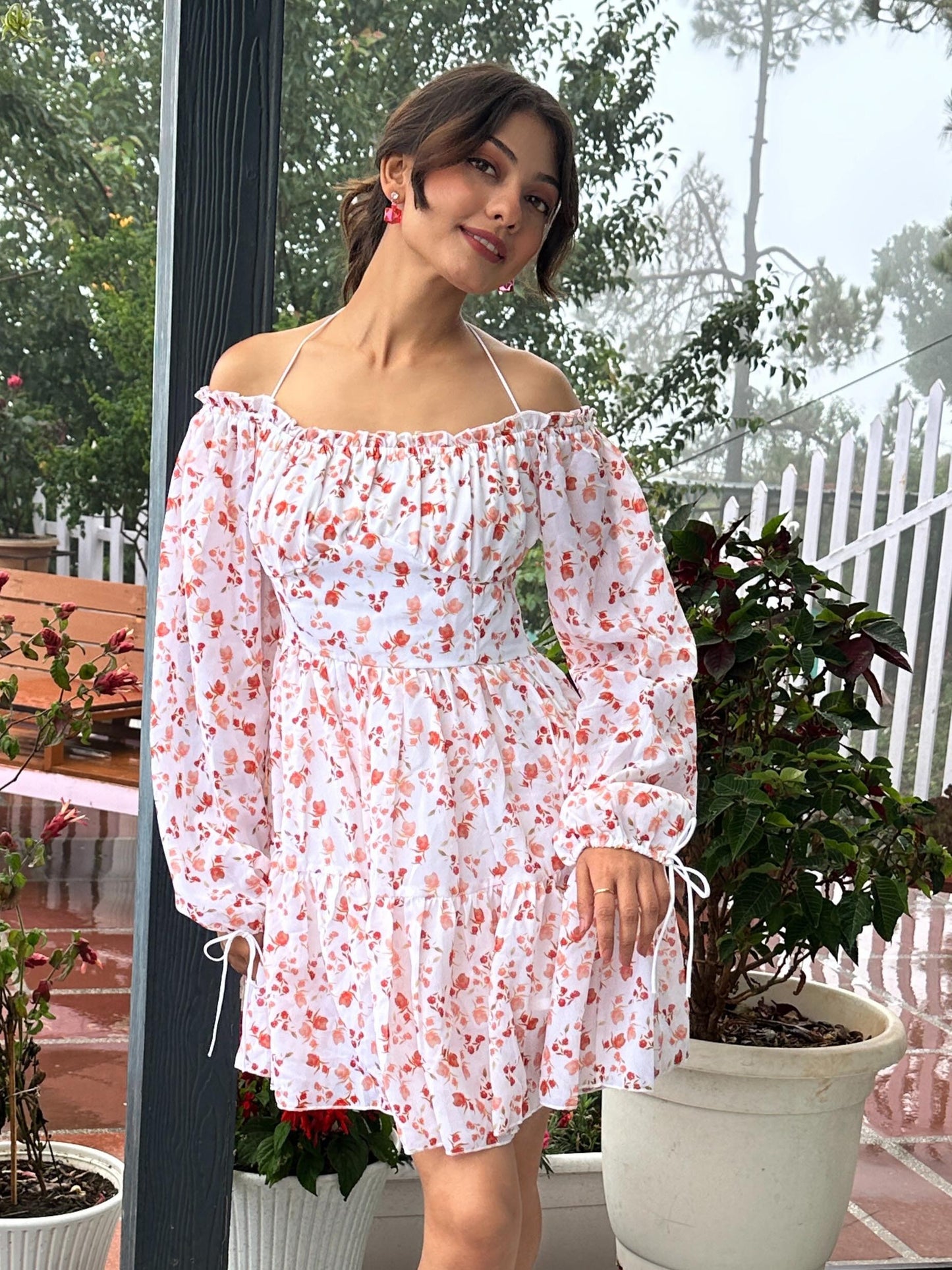 TANDUL Women Fit and Flare Floral Printed Dress