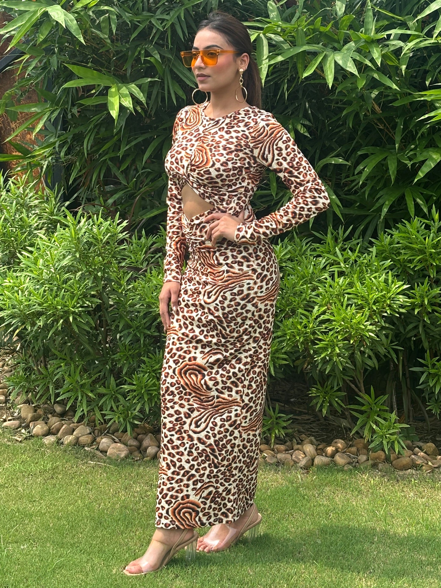 TANDUL Women Stunning Leopard Printed Dress