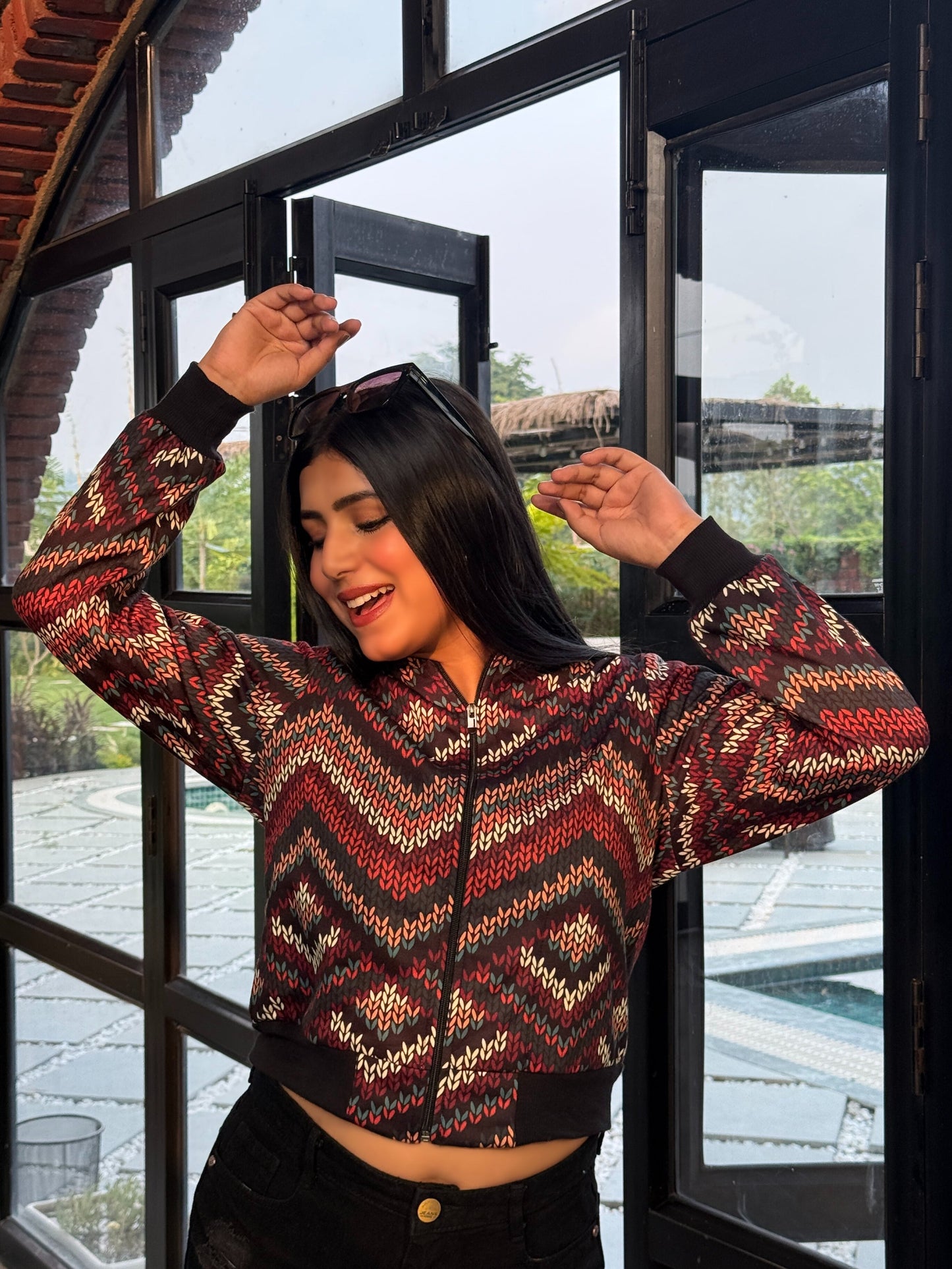 TANDUL Women Multicolor Printed Jacket