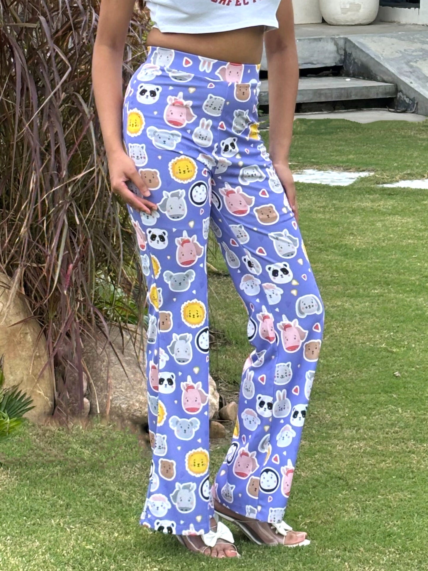 TANDUL Women Purple Multicolor Trouser