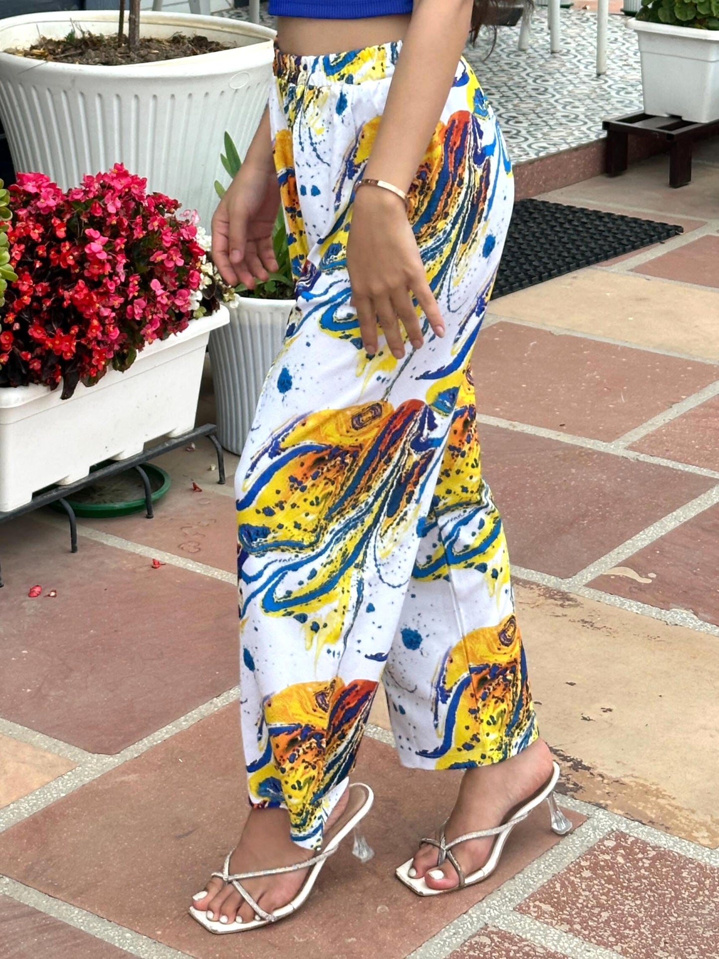 TANDUL Women Straight Fit Printed Trouser
