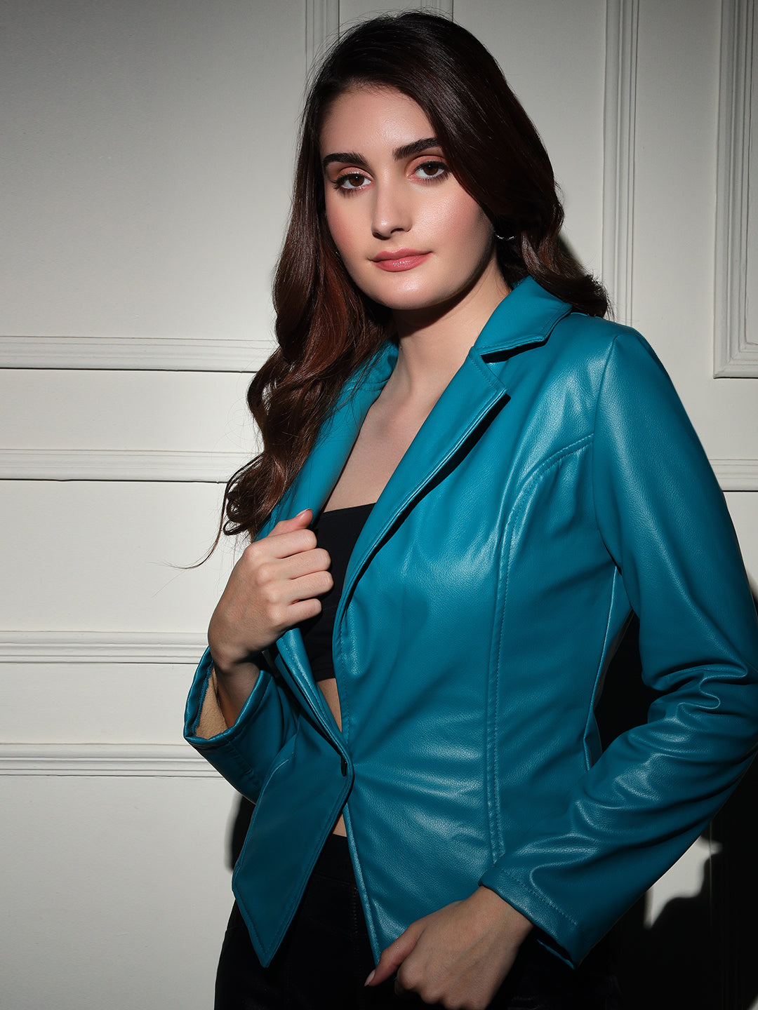 TANDUL  Polyester Solid Coat For Women