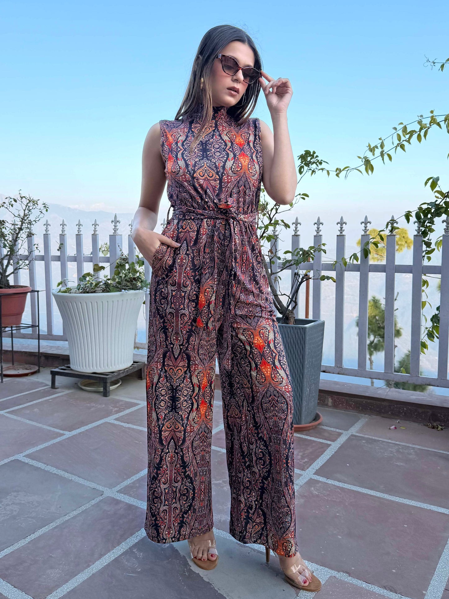 TANDUL Women Multicolor Printed Jumpsuit
