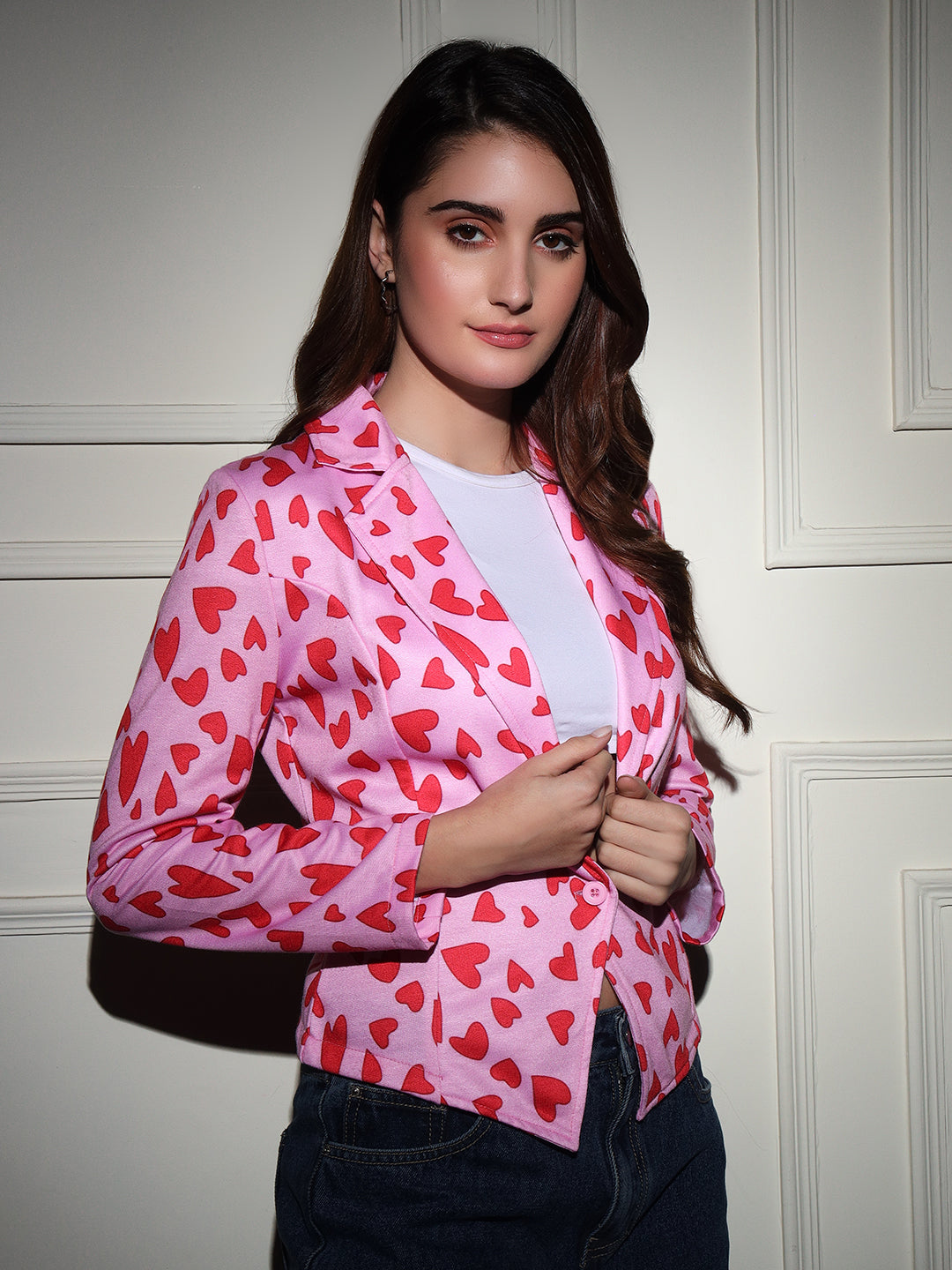 TANDUL  Polyester Printed Coat For Women